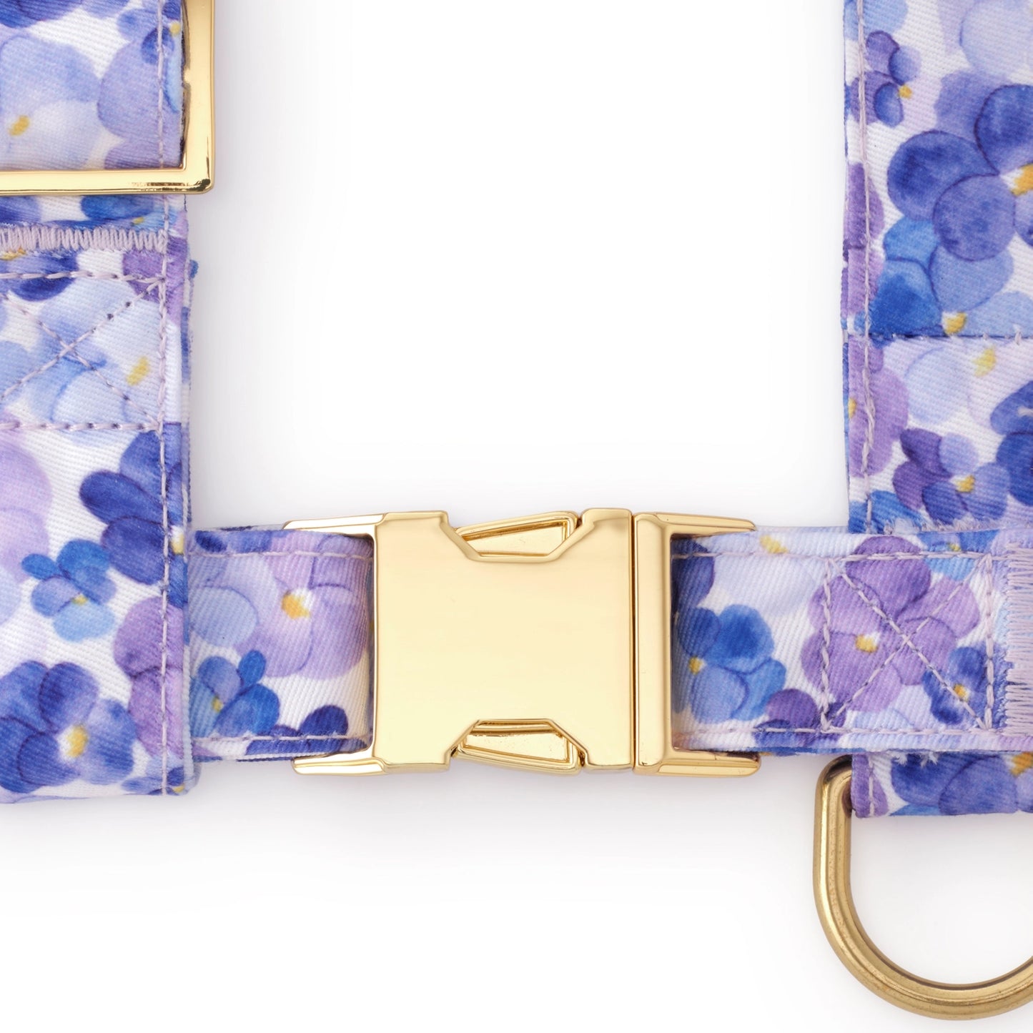 Pressed Pansies Dog Harness by The Foggy Dog