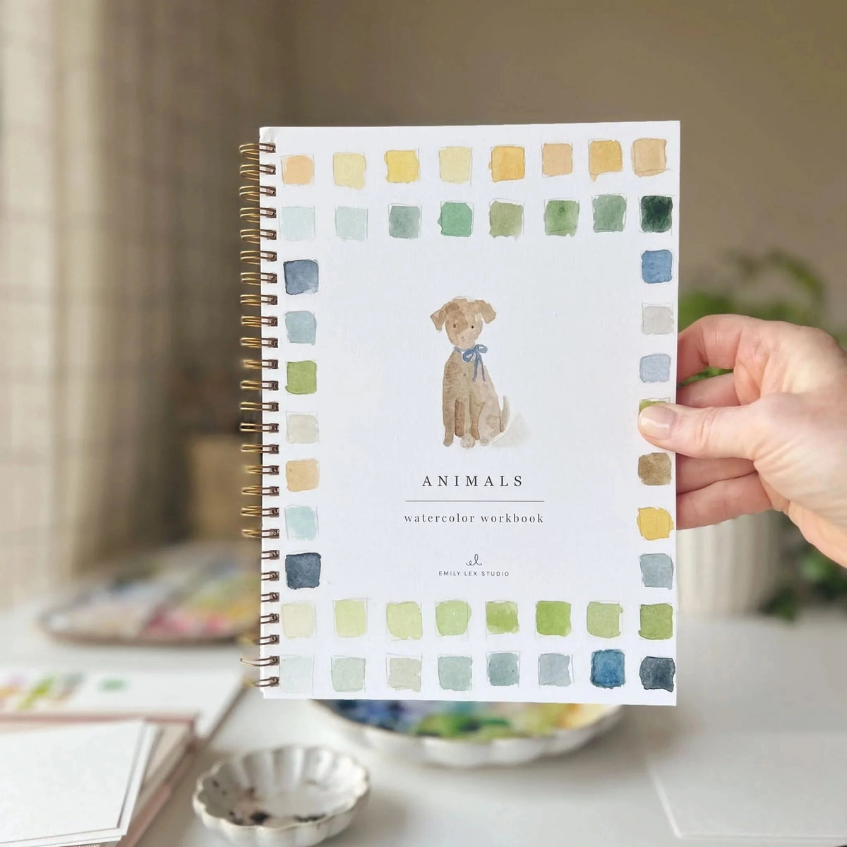Animals Watercolor Workbook by Emily Lex Studio