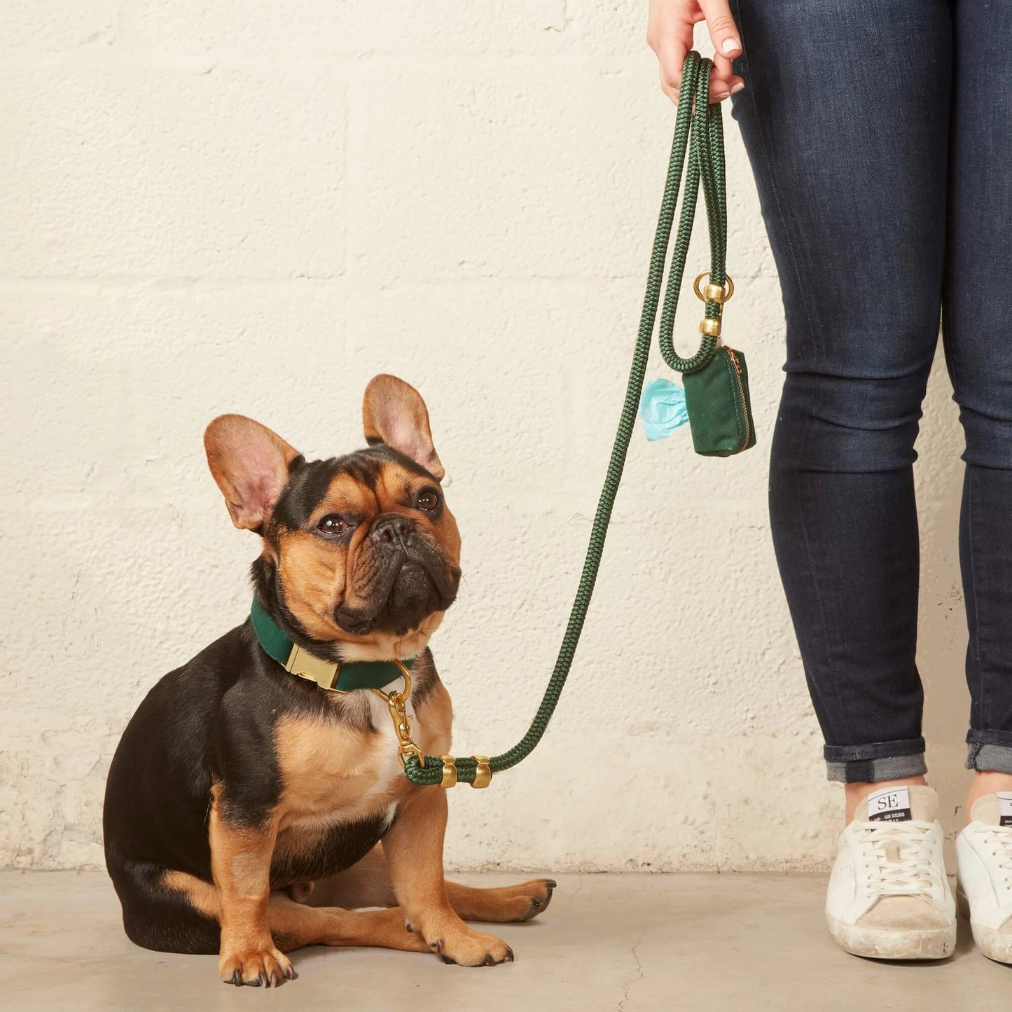 Evergreen Marine Rope Dog Leash by The Foggy Dog