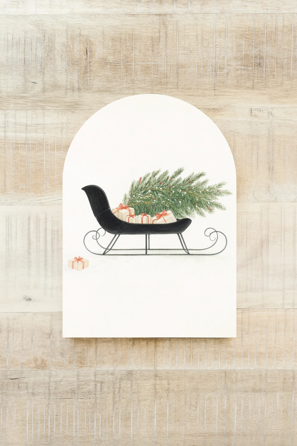 Christmas Sleigh Arch Art