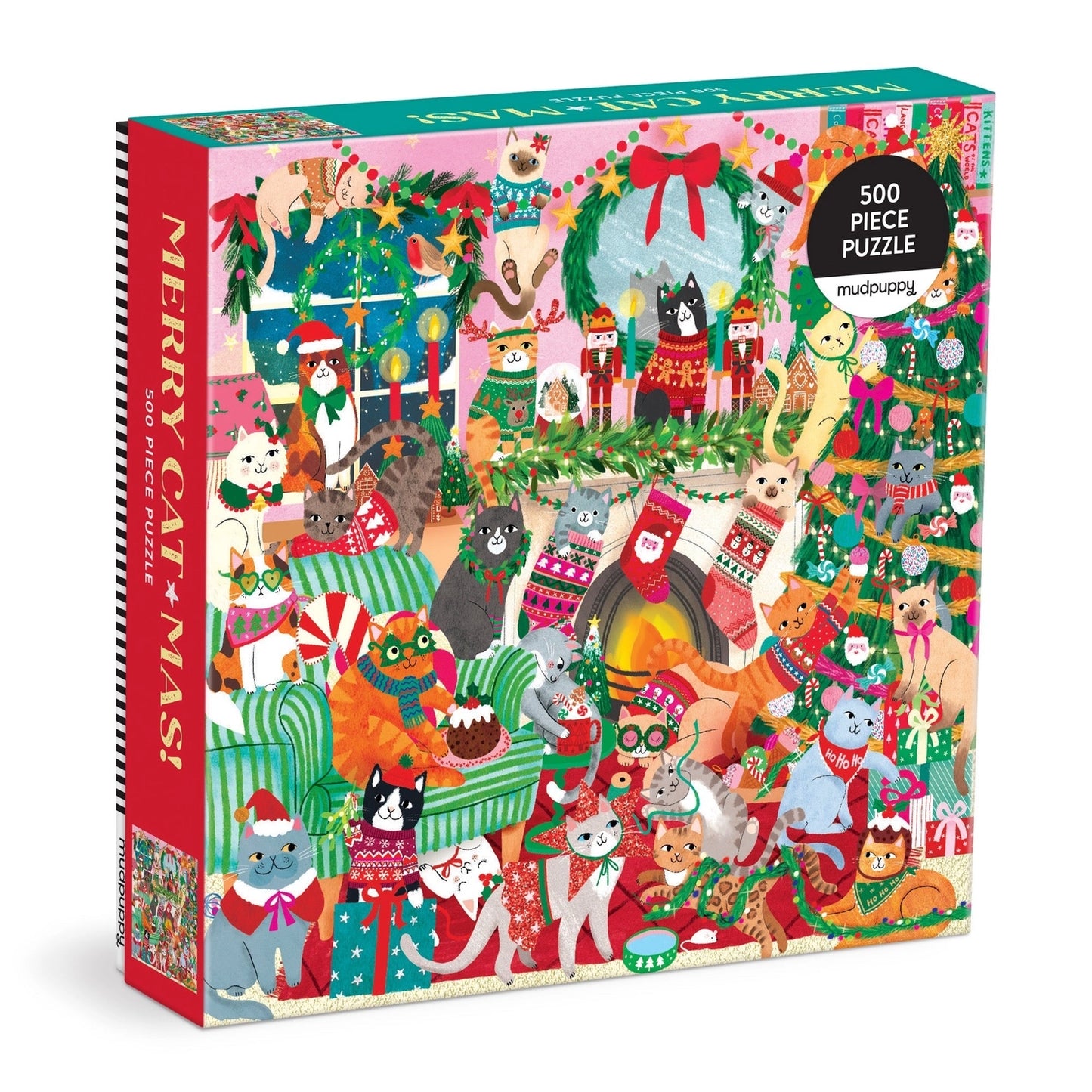 Merry Catmas! 500 Piece Puzzle