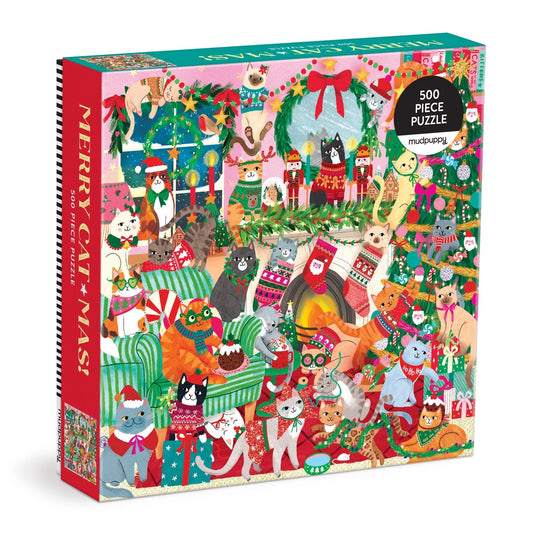 Merry Catmas! 500 Piece Puzzle
