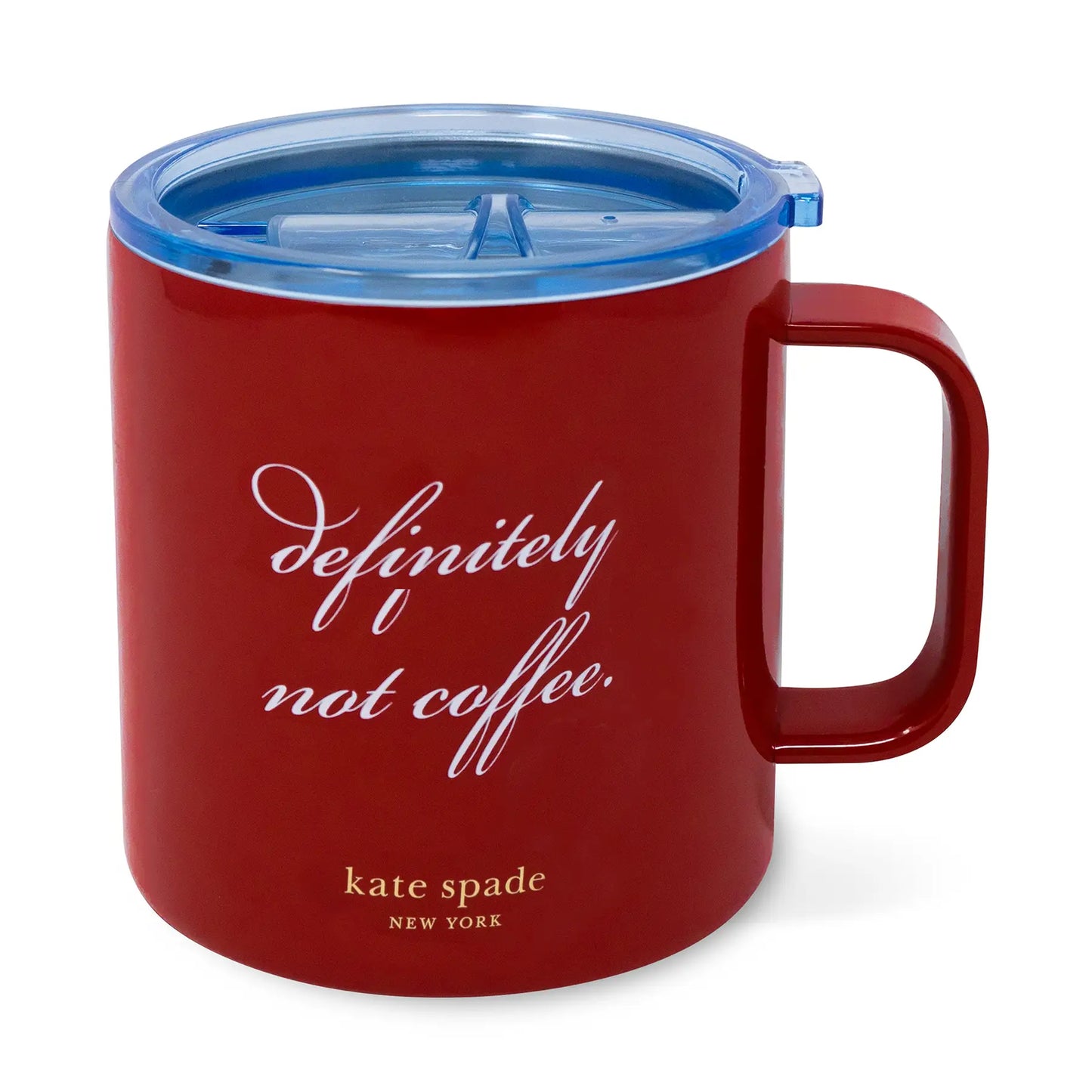 Kate Spade New York "Definitely Not Coffee" 16 oz Insulated Mug