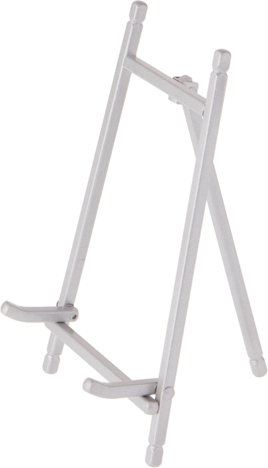 7" Silver Satin Metal Easel