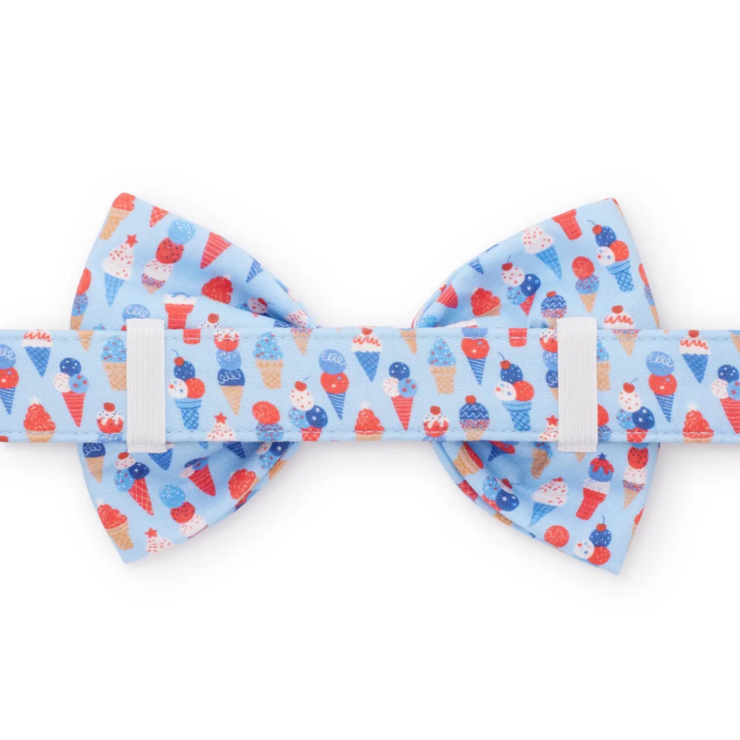 Star-Spangled Scoops Dog Bow Tie by The Foggy Dog