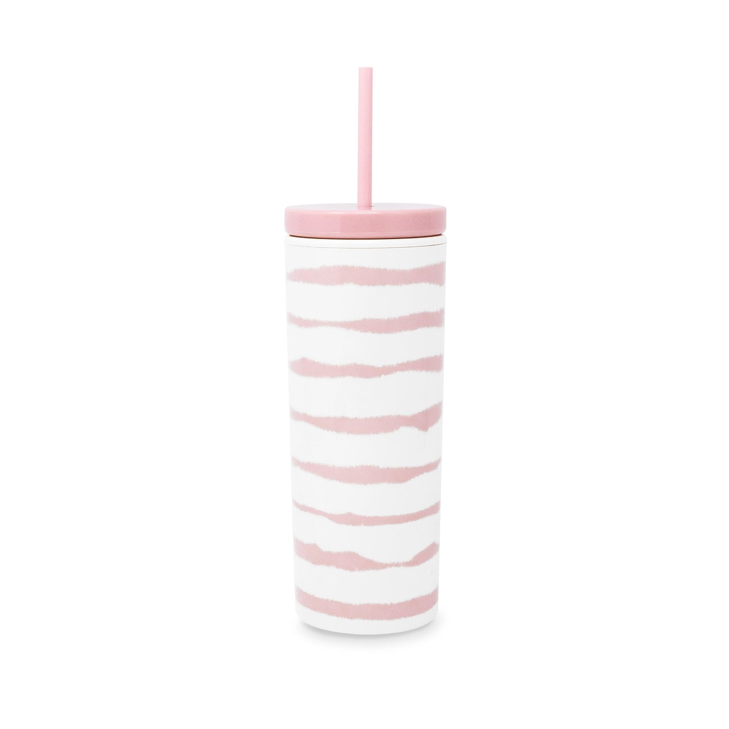 Kate Spade New York Goddess Stripe Acrylic Tumbler w/ Straw