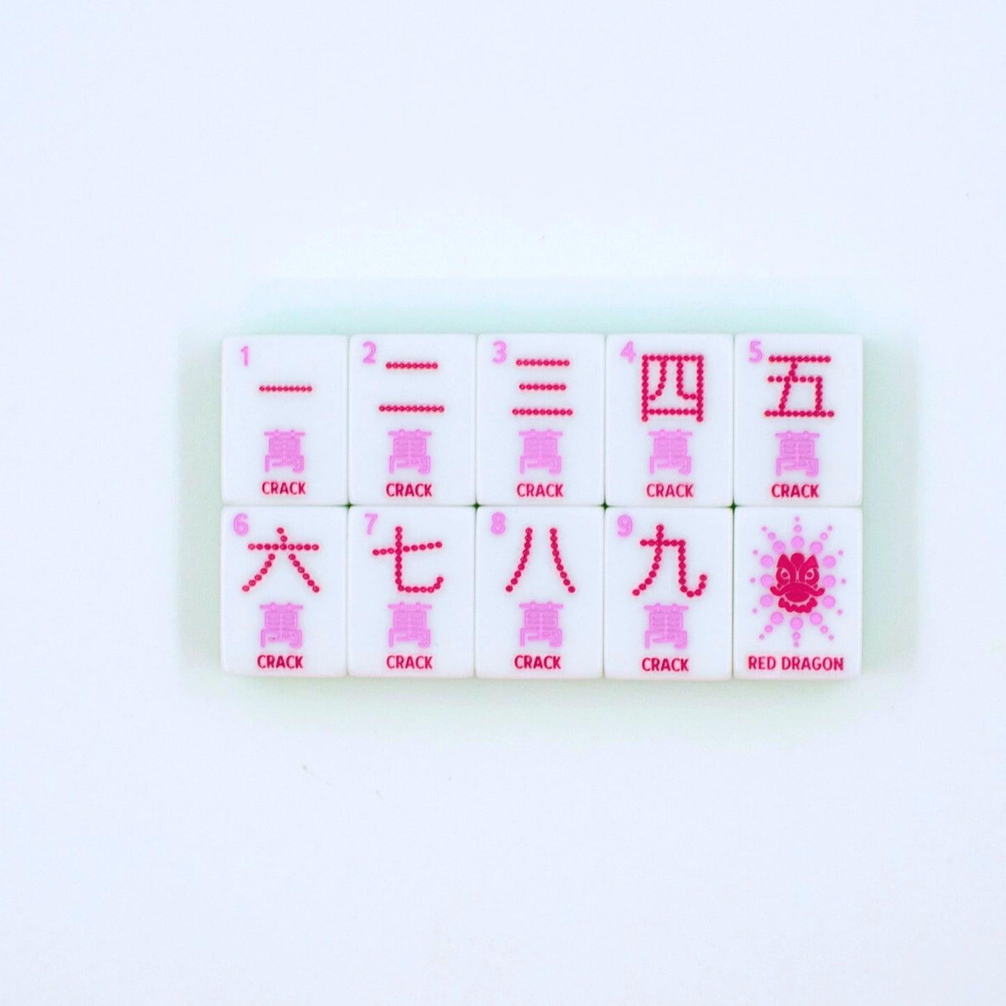 Lemon-Lime Confetti Series Mahjong Tile Set
