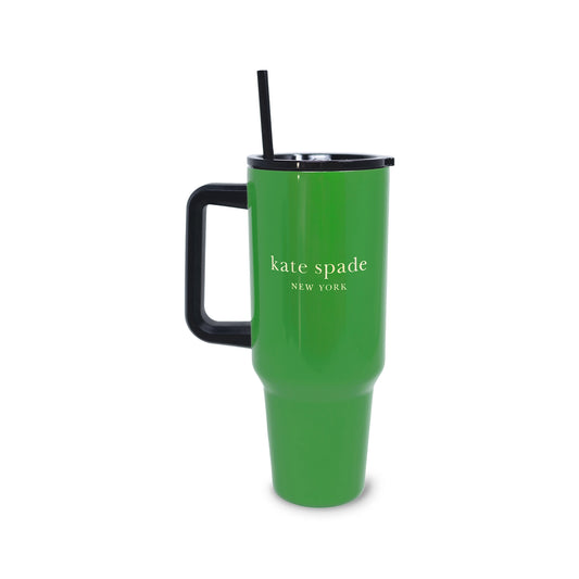Kate Spade New York 40 oz. Green Stainless Steel Tumbler