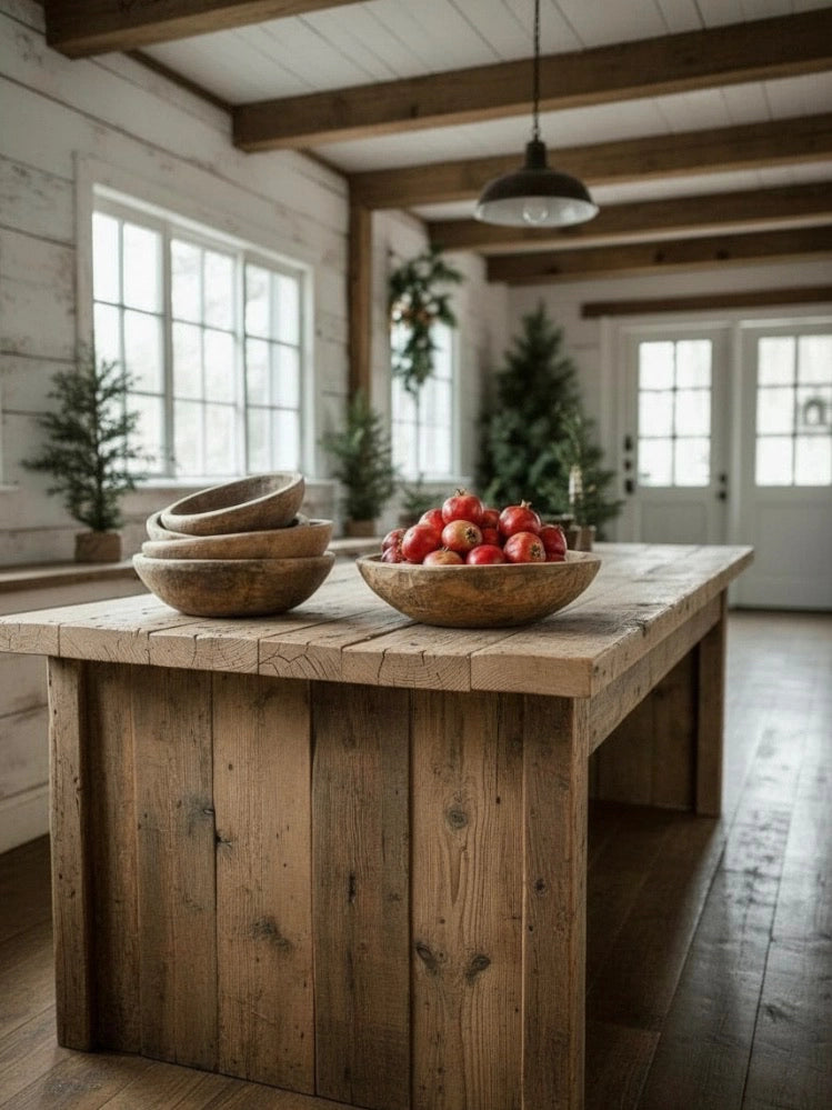 Found Dough Bowl - Natural Large