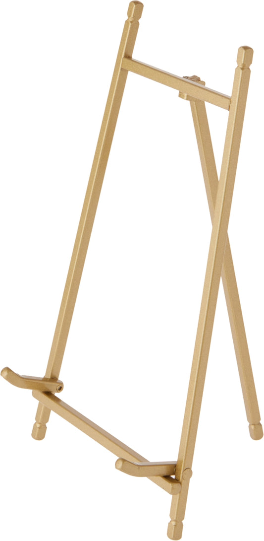 9" Gold Satin Metal Easel