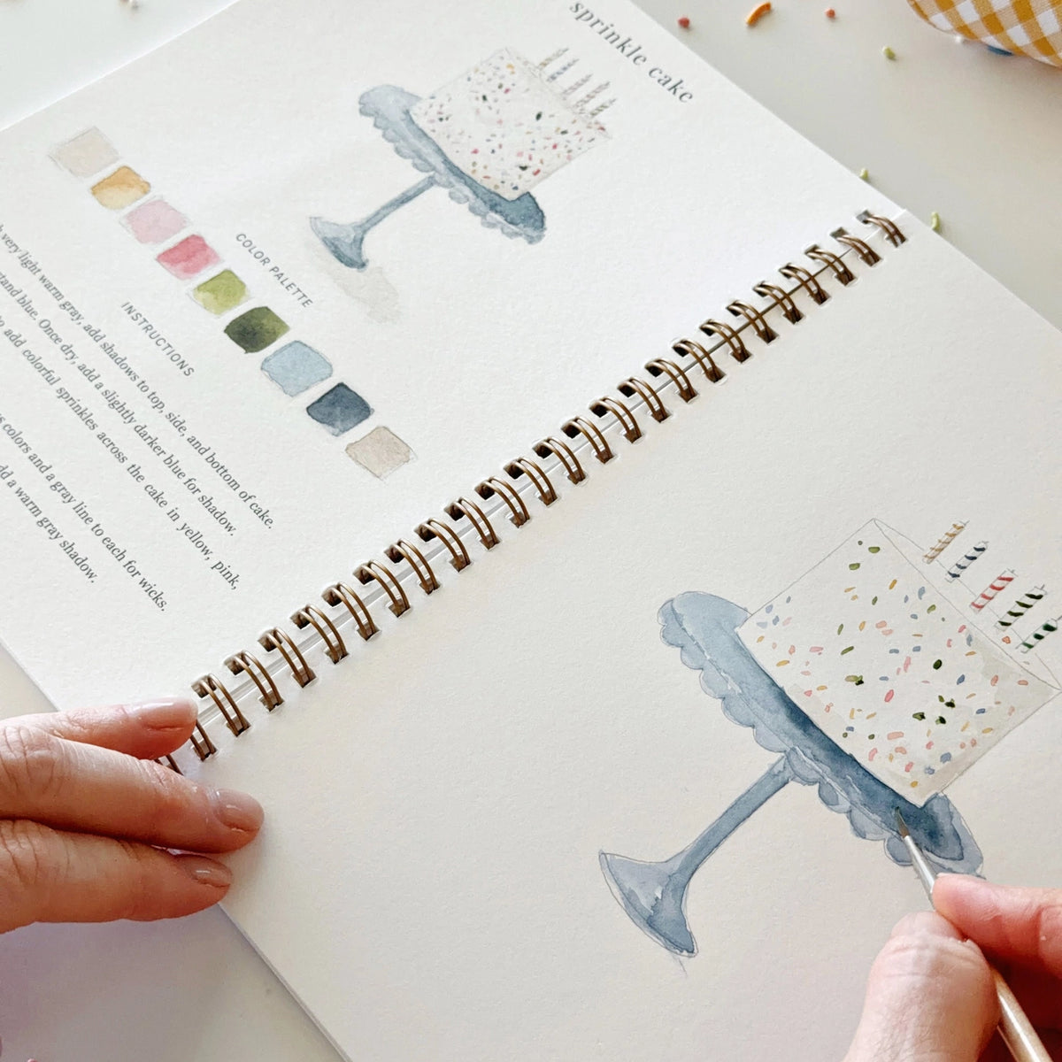 Celebrate Watercolor Workbook by Emily Lex Studio