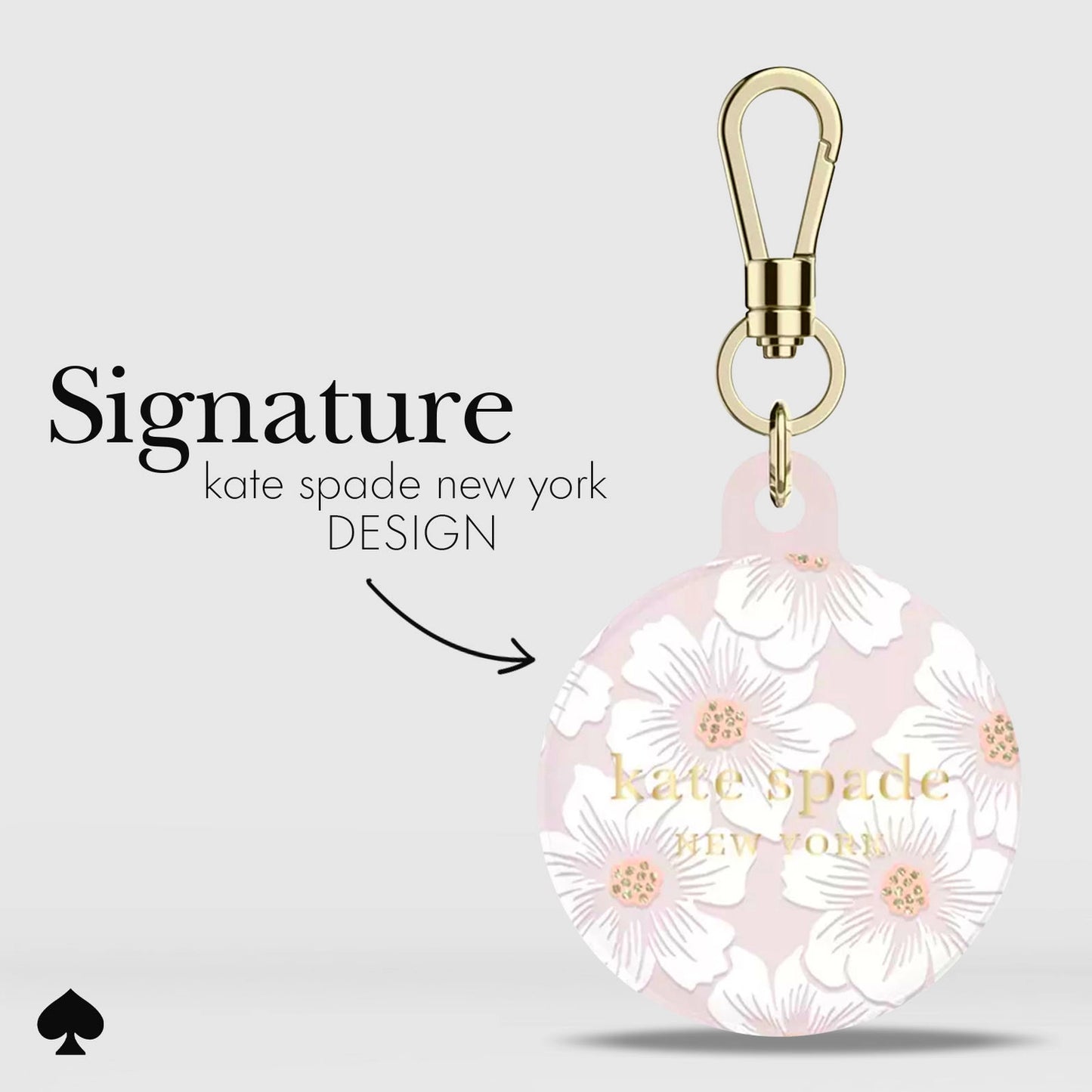 Kate Spade New York Hollyhock AirTag Case