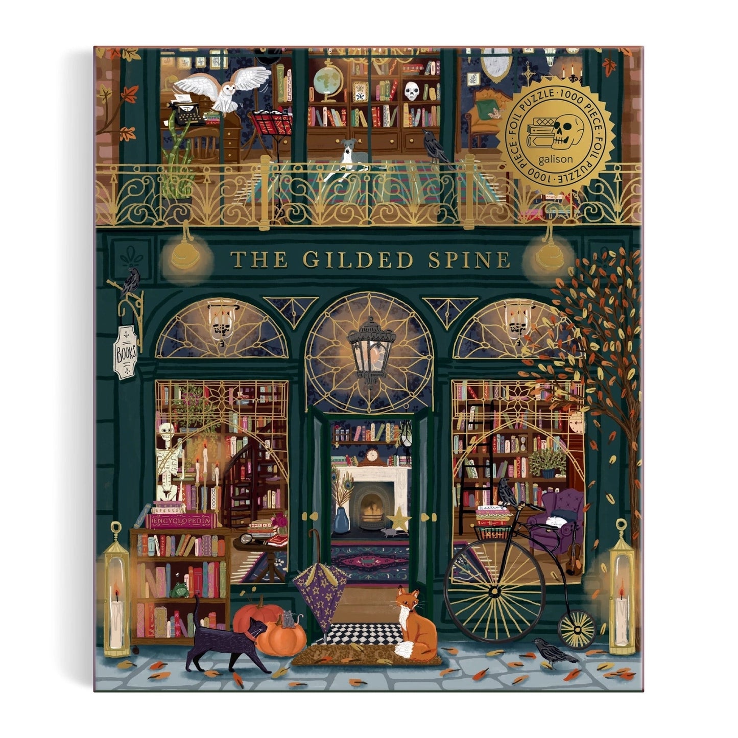 The Gilded Spine 1000 Piece Foil Puzzle
