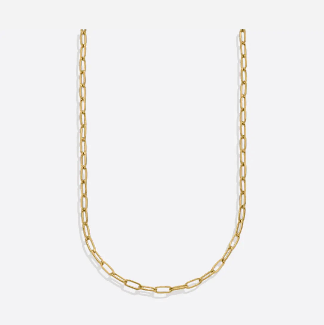 Thin Paperclip Necklace (2 Colors)