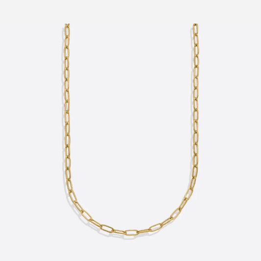 Thin Paperclip Necklace (2 Colors)