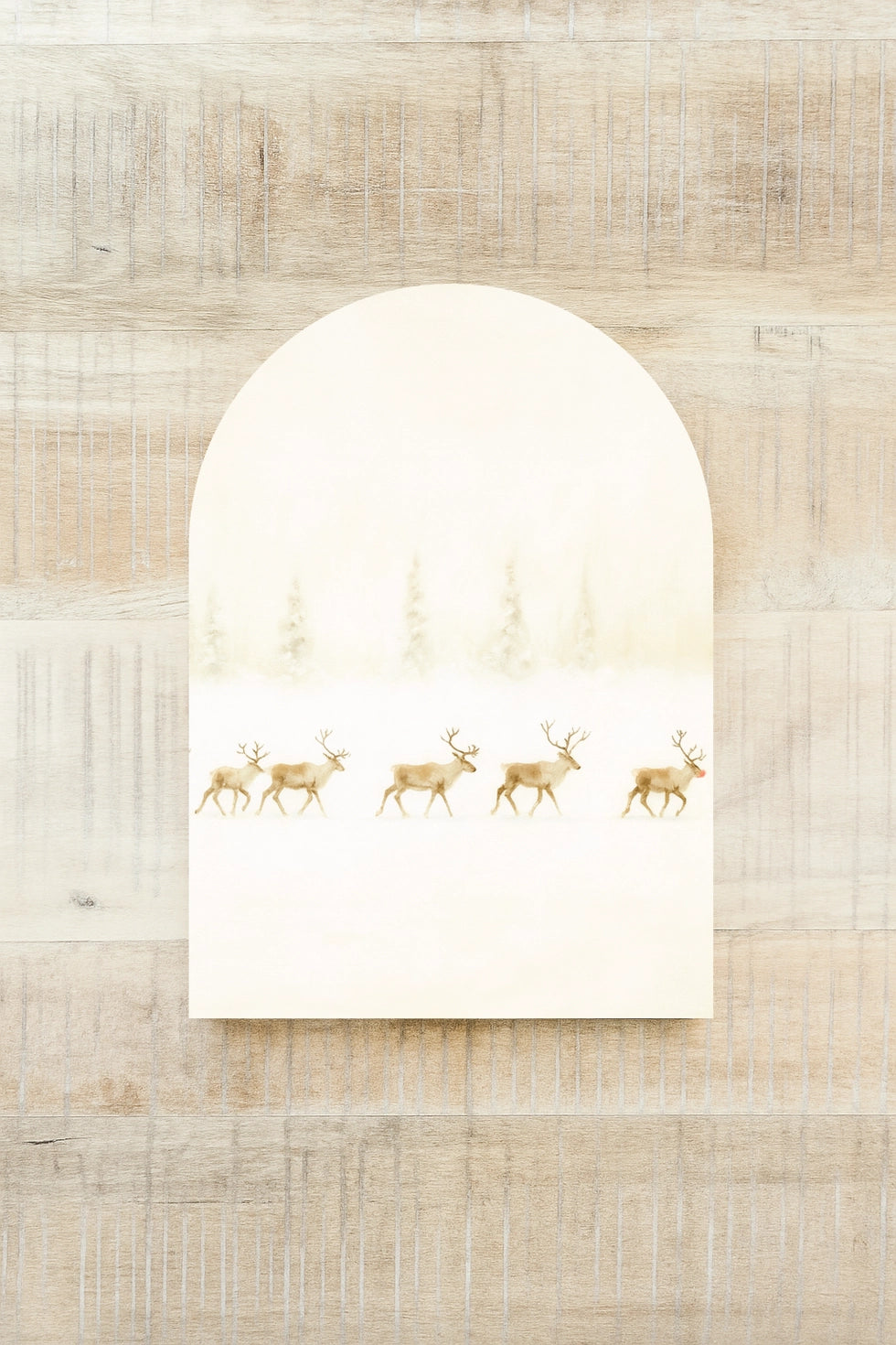 Reindeer Lineup Arch Art