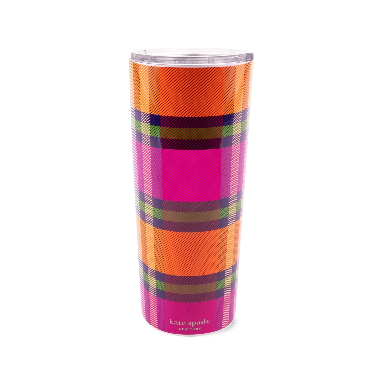 Kate Spade New York Grand Plaid Duo Stainless Steel Tumbler