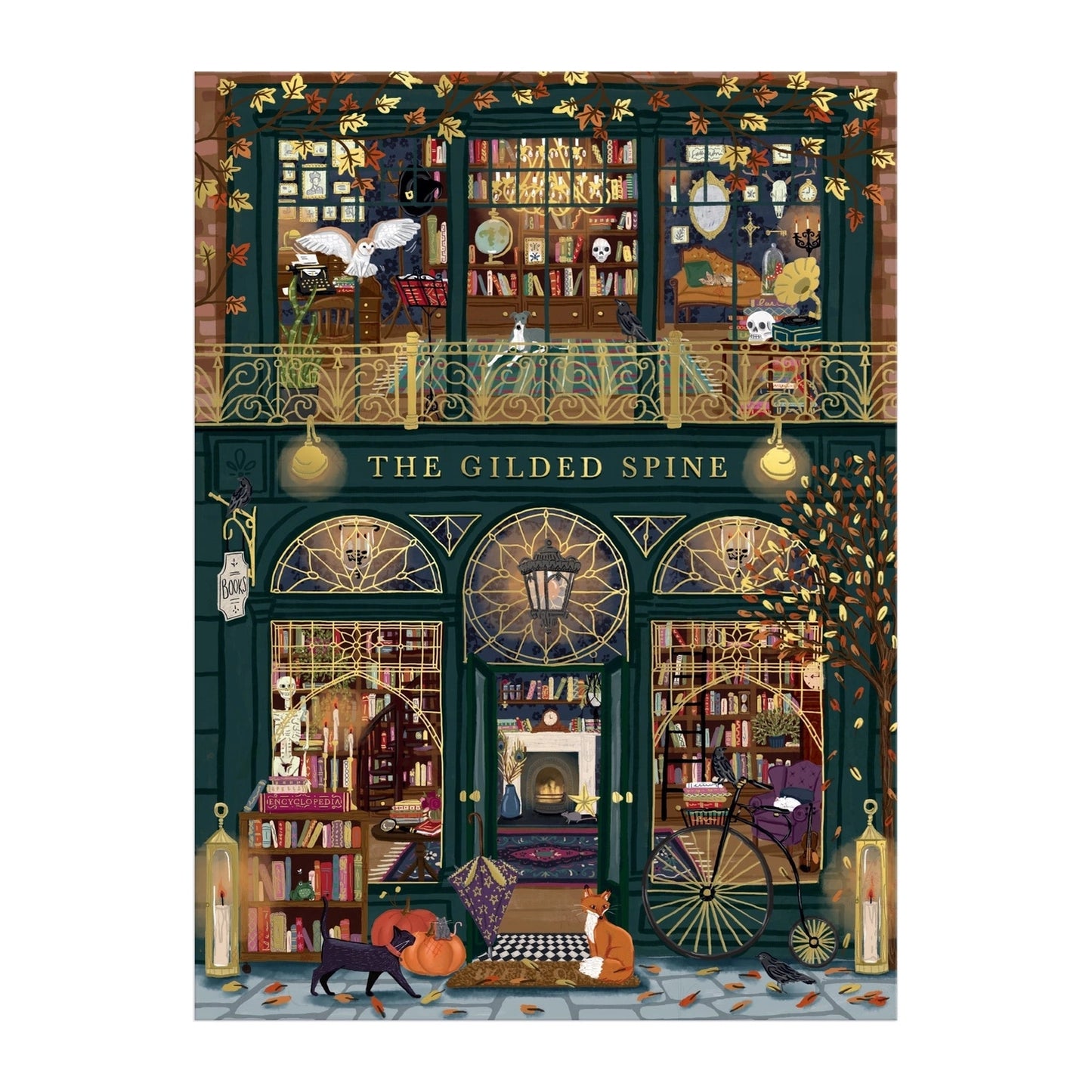 The Gilded Spine 1000 Piece Foil Puzzle