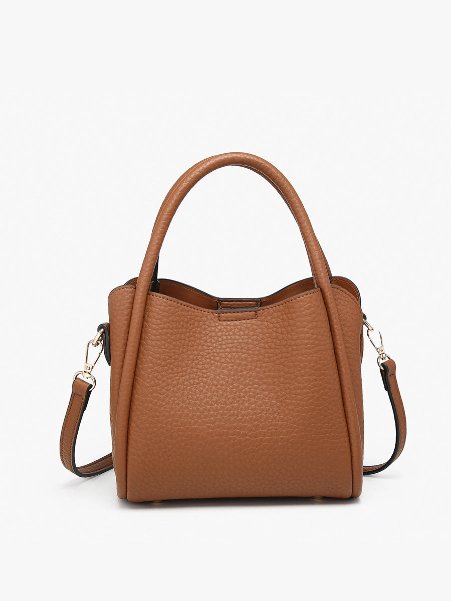 Ruby Vegan Leather Satchel (3 Colors)