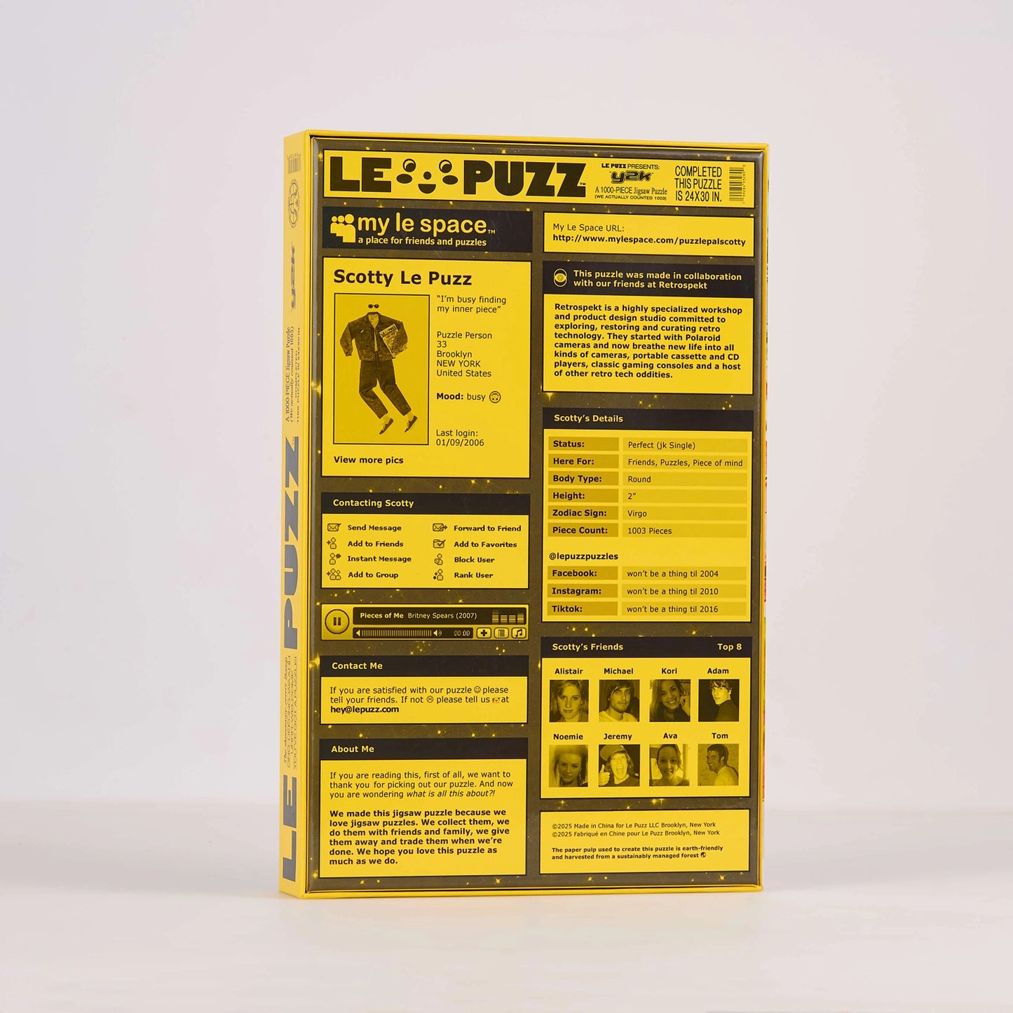 Y2K 1000 Piece Puzzle by Le Puzz