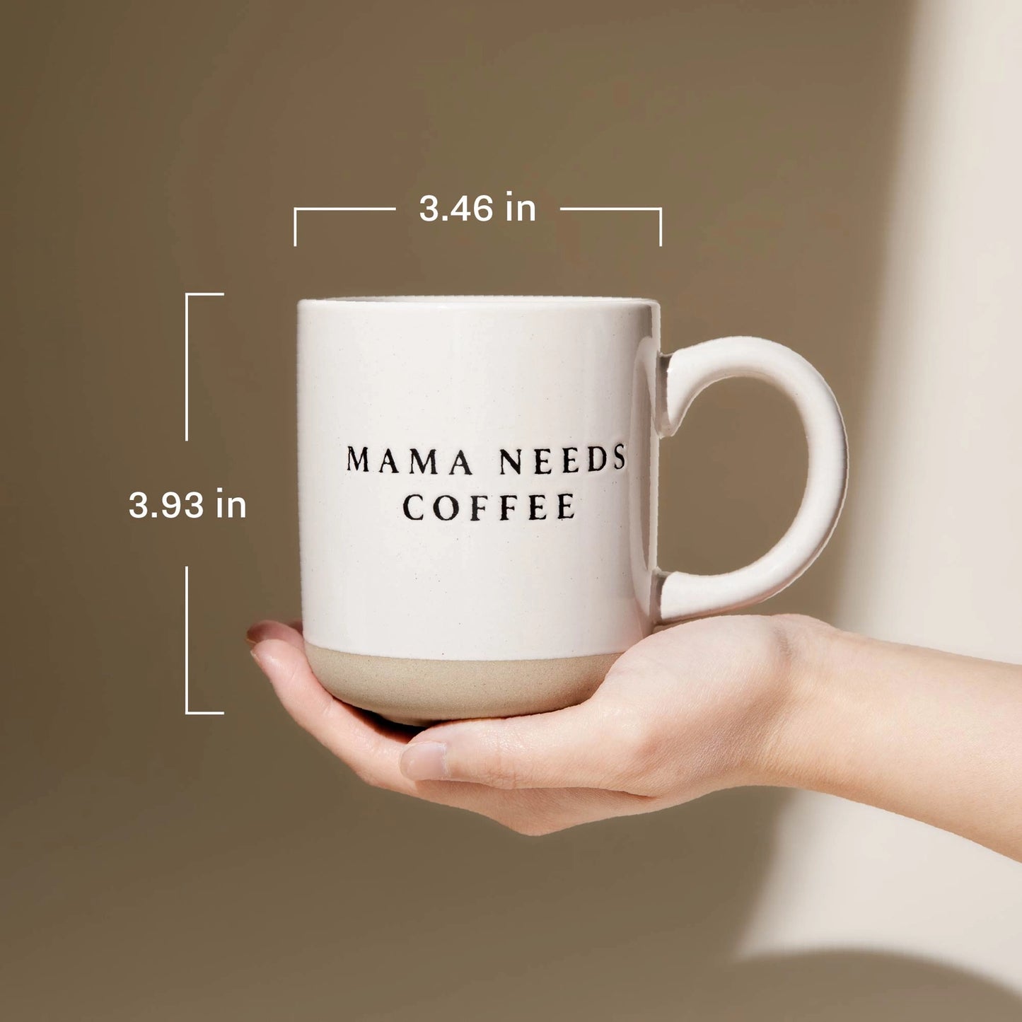 Mama Needs Coffee Stoneware Coffee Mug 14 oz
