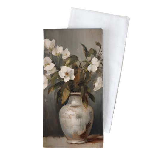 Vintage Floral Kitchen Tea Towel