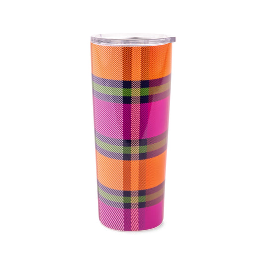 Kate Spade New York Grand Plaid Duo Stainless Steel Tumbler