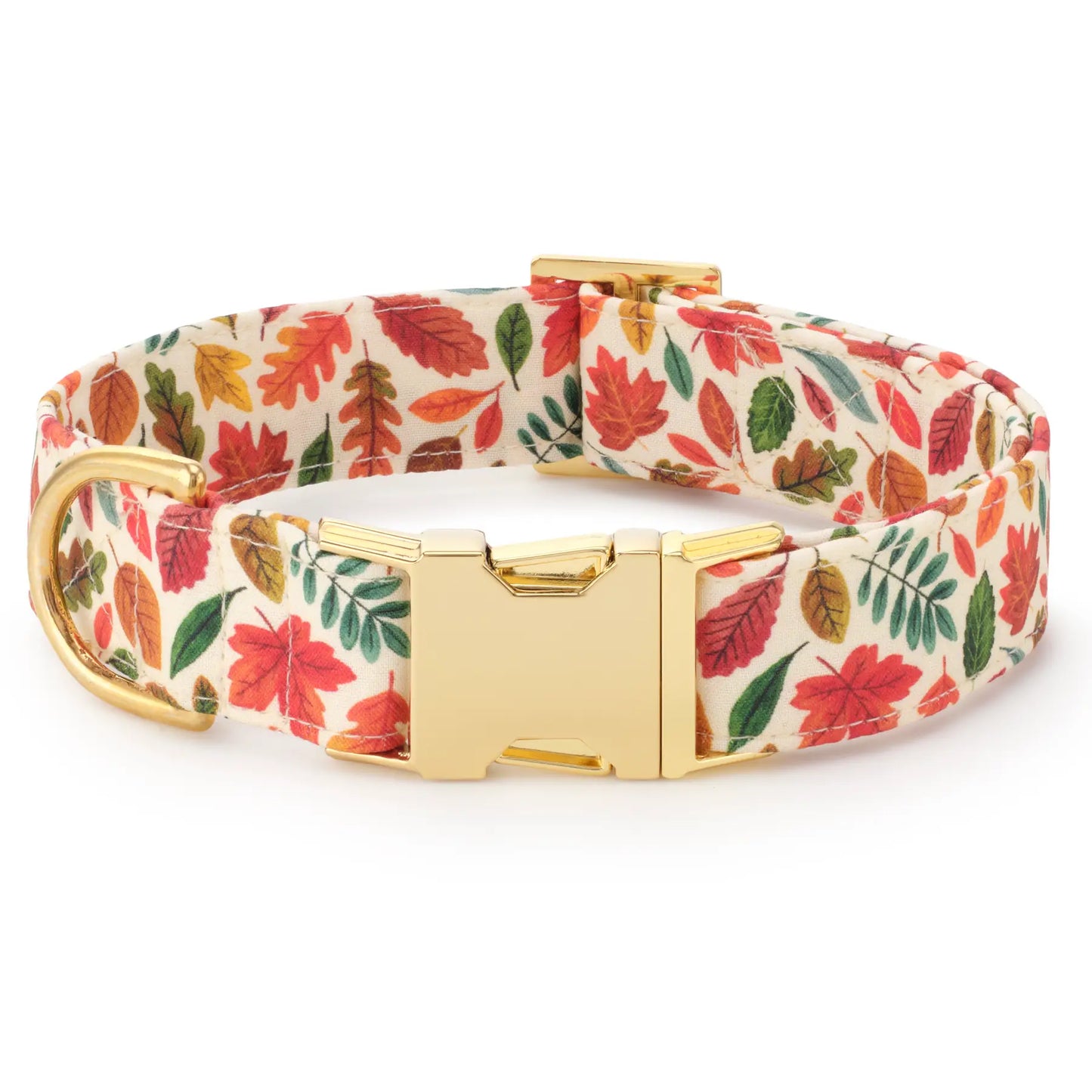 Falling Leaves Dog Collar by The Foggy Dog