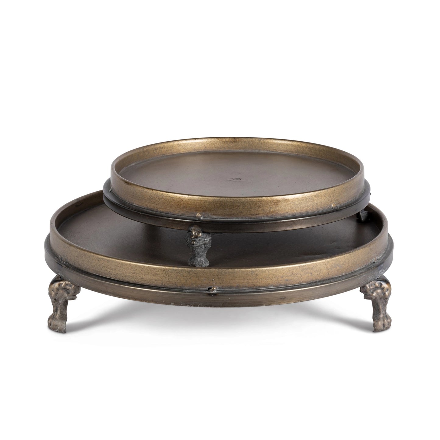 Footed Iron Display Trays (2 Sizes)