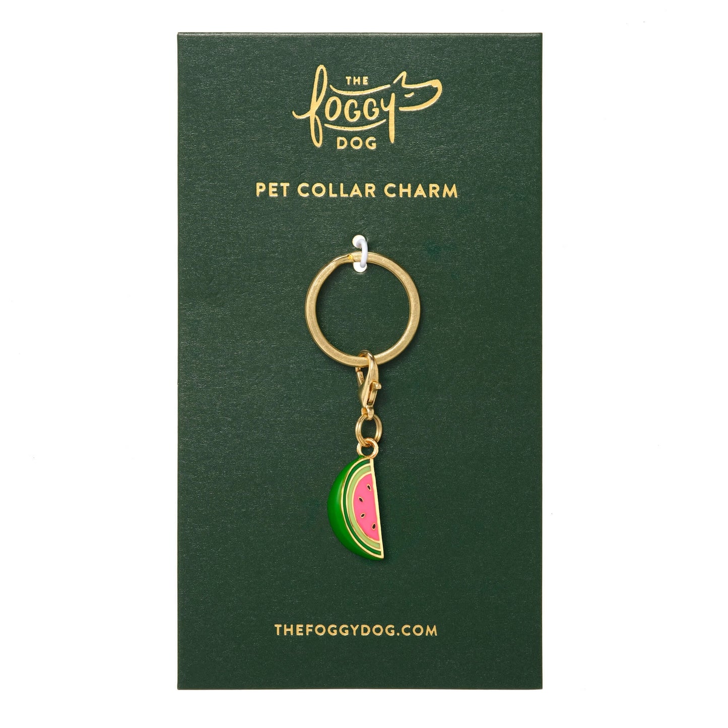 Watermelon Dog Collar Charm by The Foggy Dog