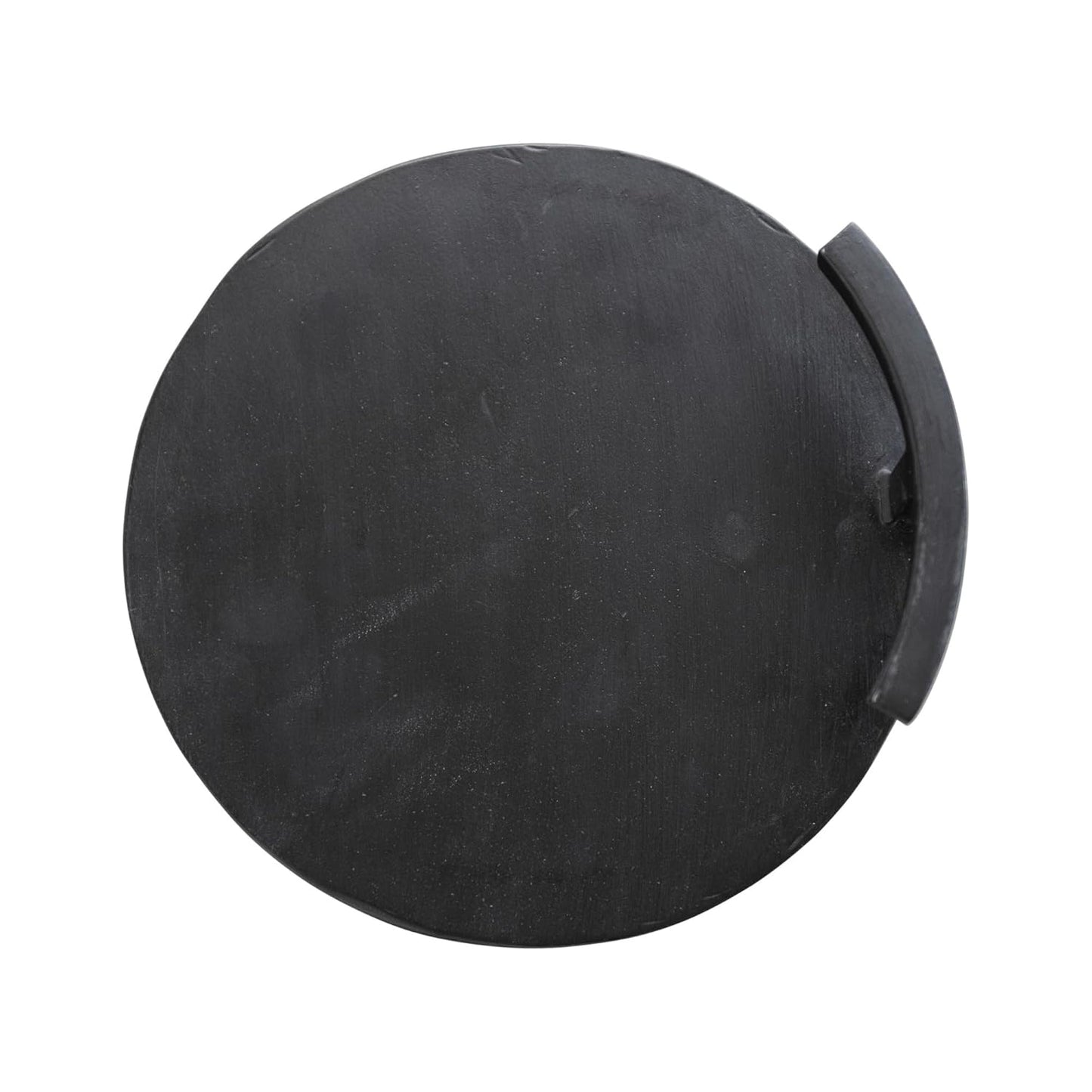 Black Metal Beverage Table w/ Handle