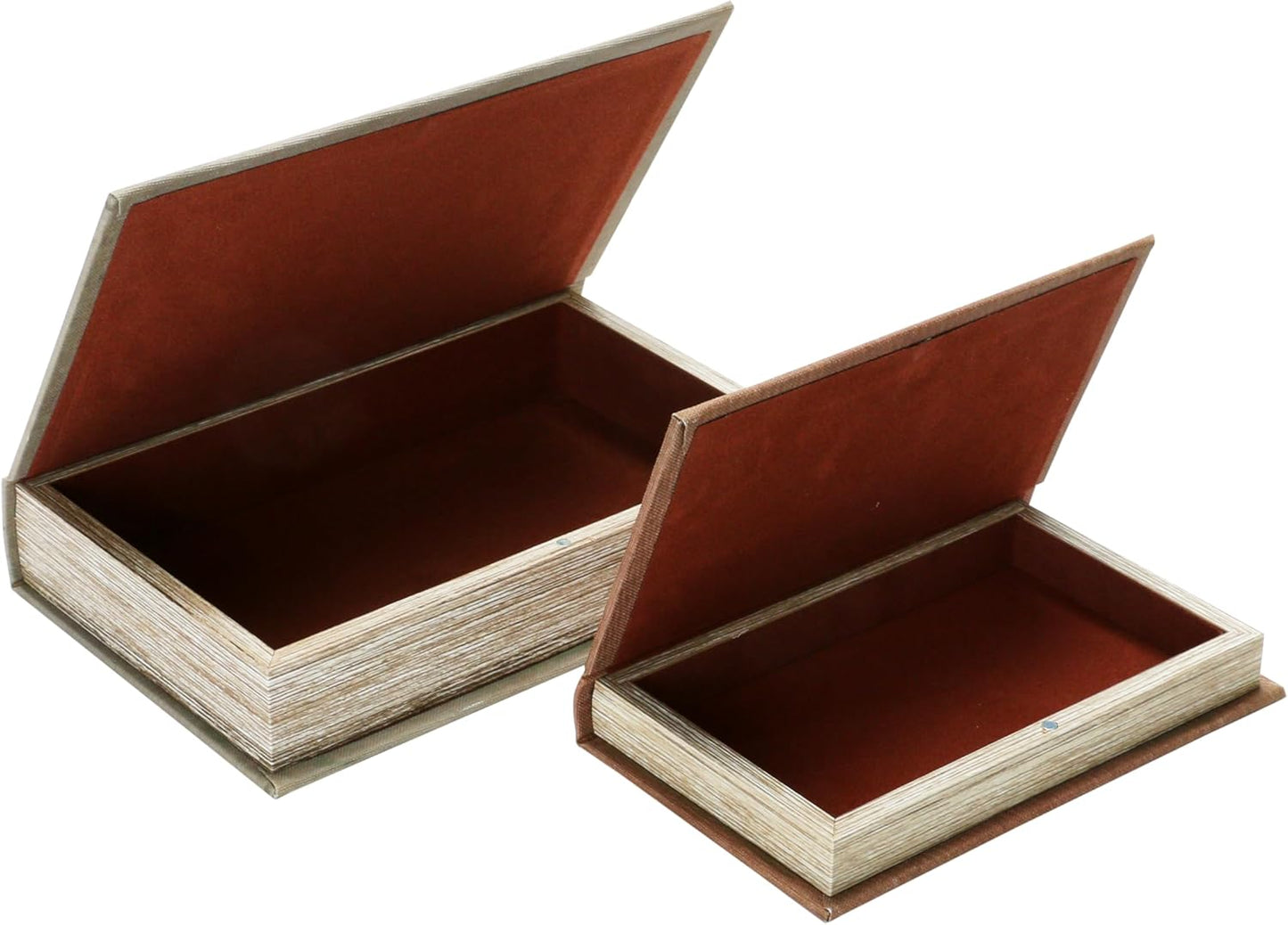 "New England Landscapes" Canvas Book Storage Boxes (2 Sizes/Styles)