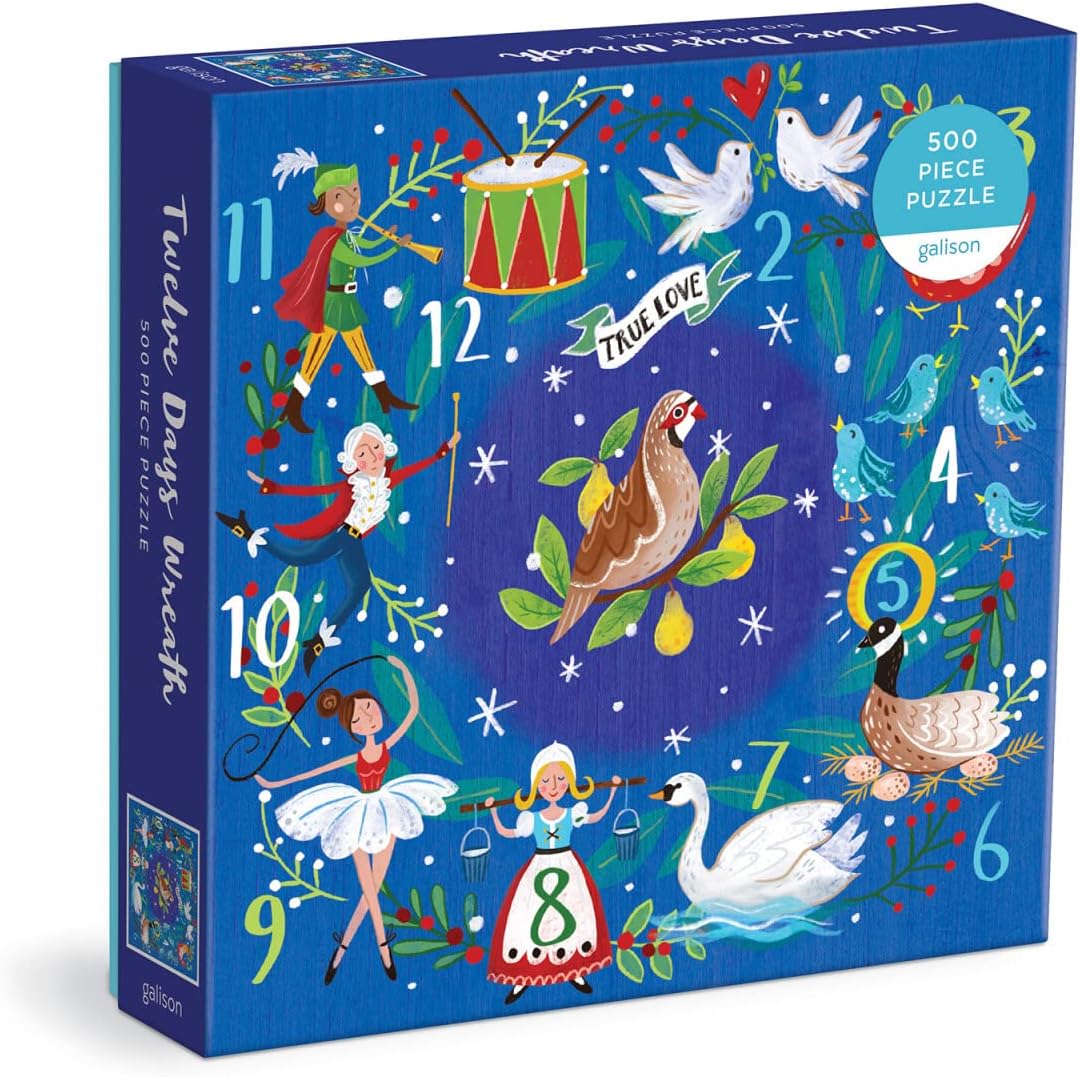 12 Days Wreath 500 Piece Puzzle