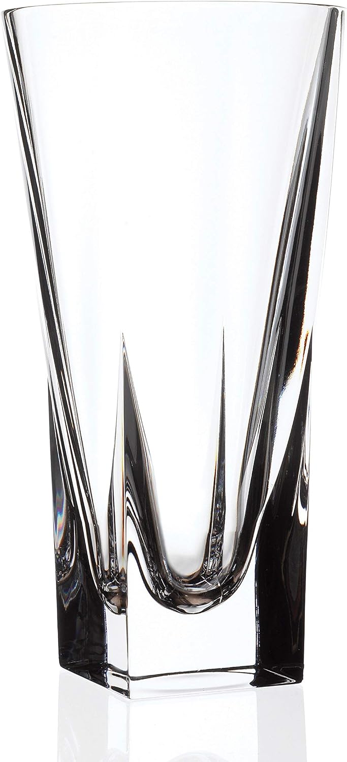 Crystal Glass Vase 12"