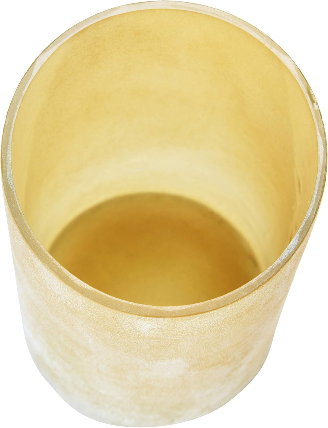 Distressed Frosted Glass Votive Candle Holder
