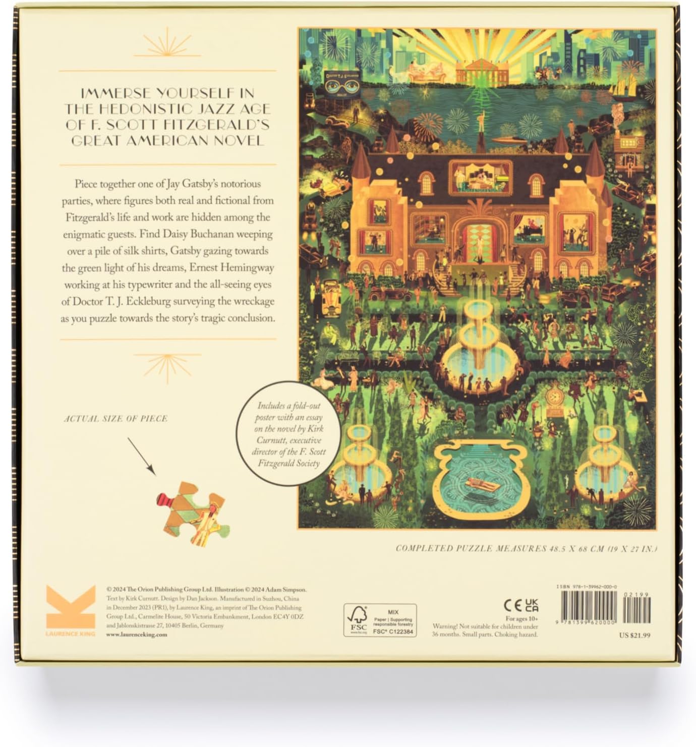 The World of the Great Gatsby 1000 Piece Puzzle