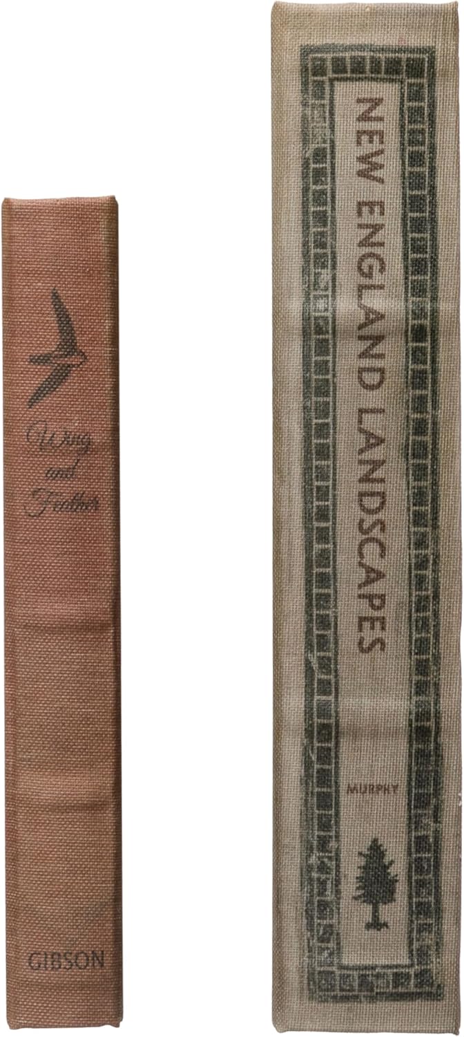 "New England Landscapes" Canvas Book Storage Boxes (2 Sizes/Styles)