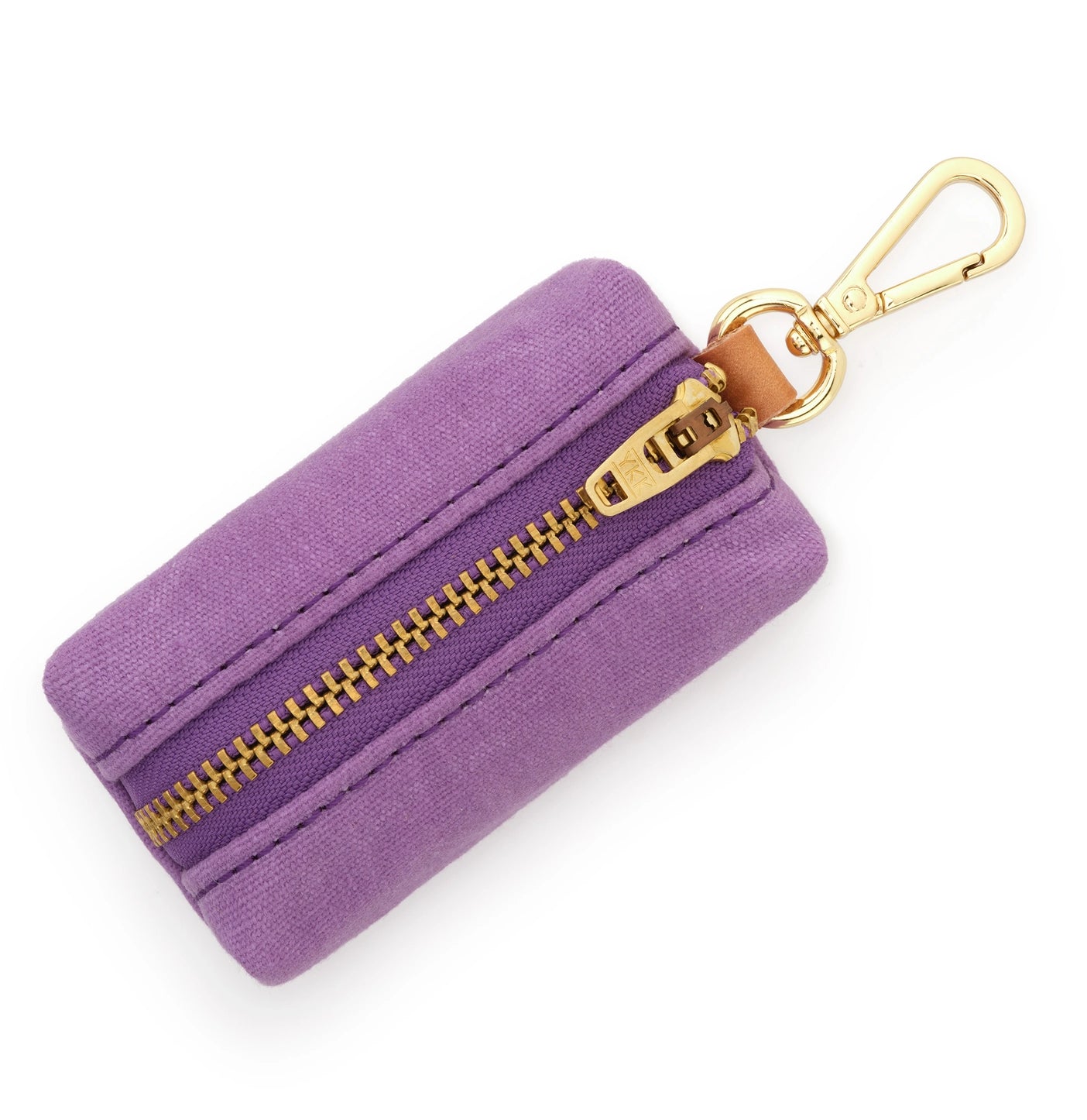 Violet Waxed Canvas Waste Bag Holder by The Foggy Dog