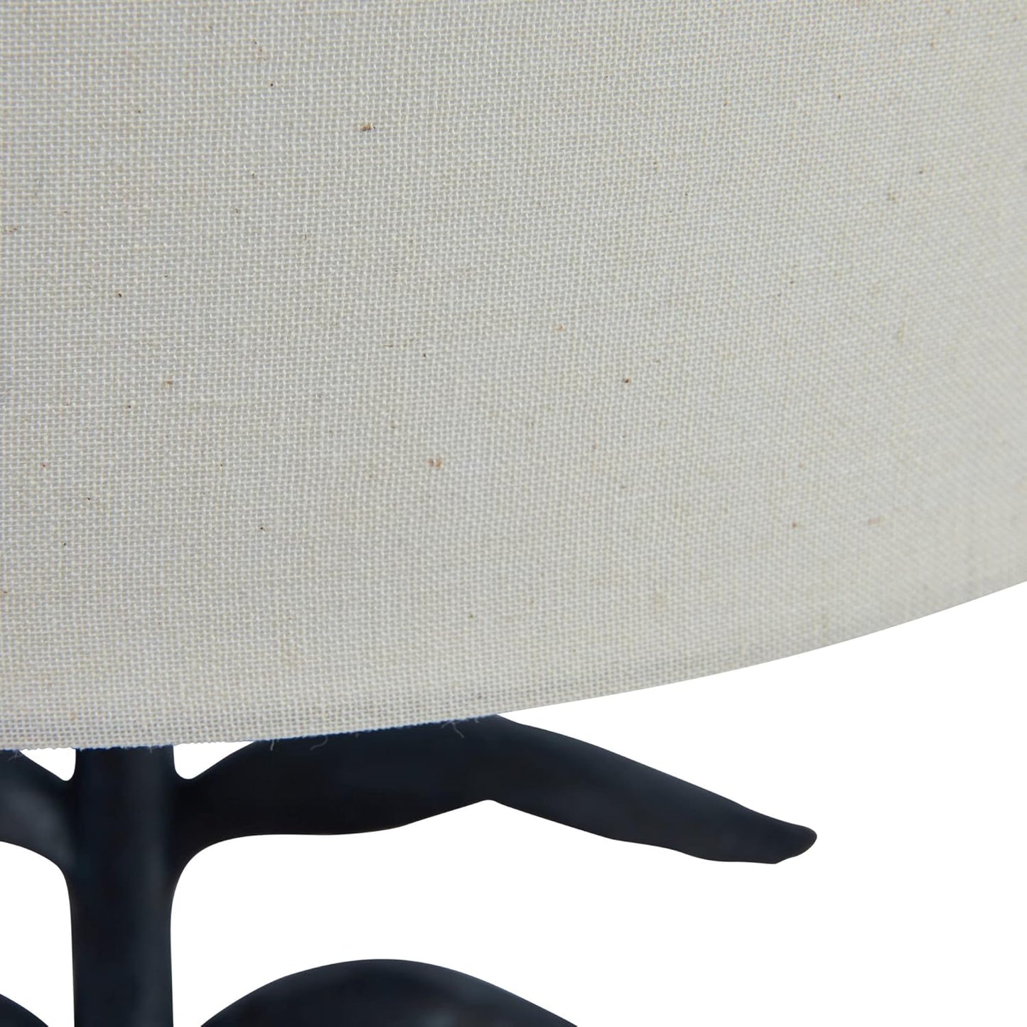 Leaf-Shaped Table Lamp w/ Fabric Shade