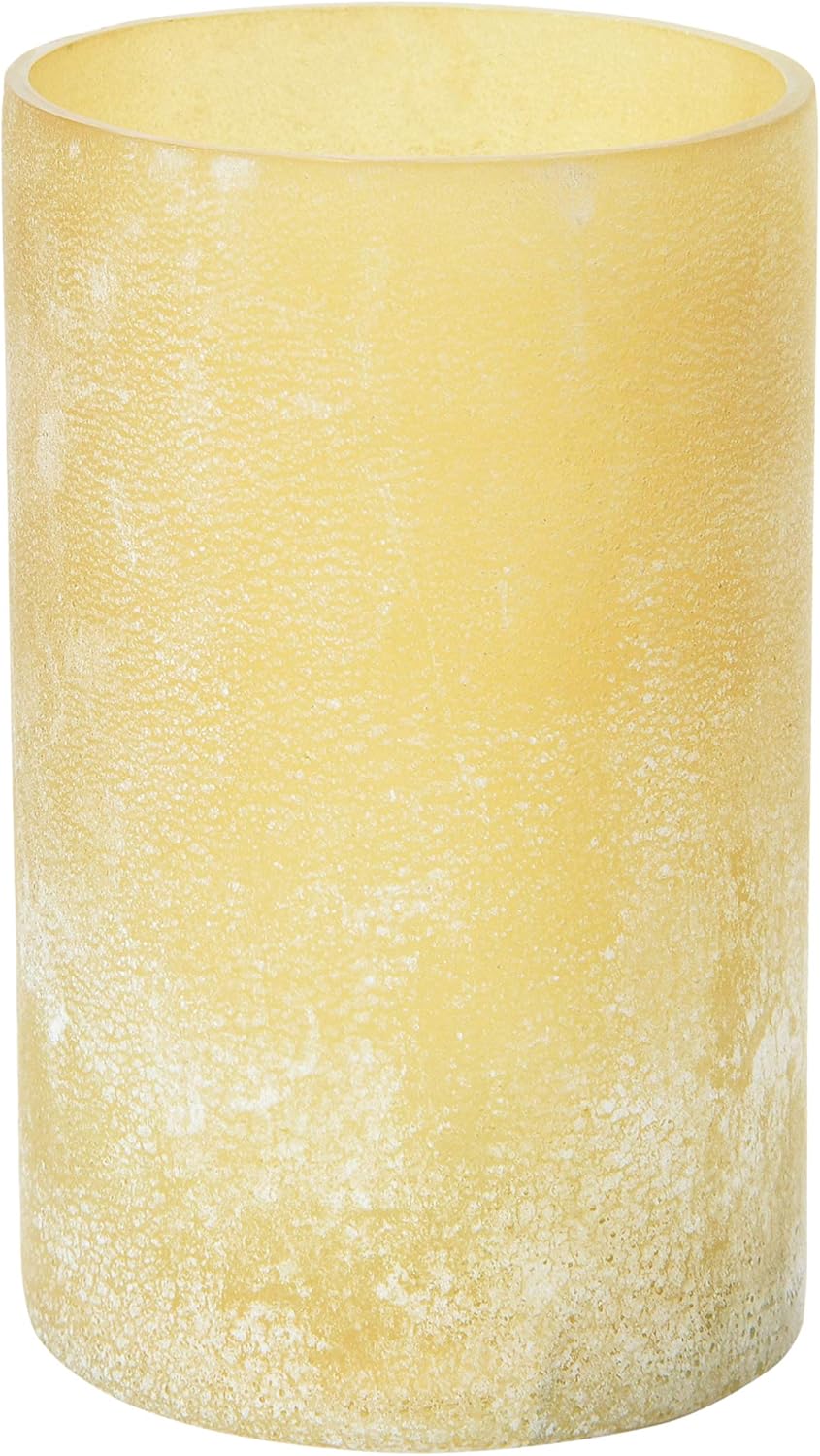 Distressed Frosted Glass Votive Candle Holder