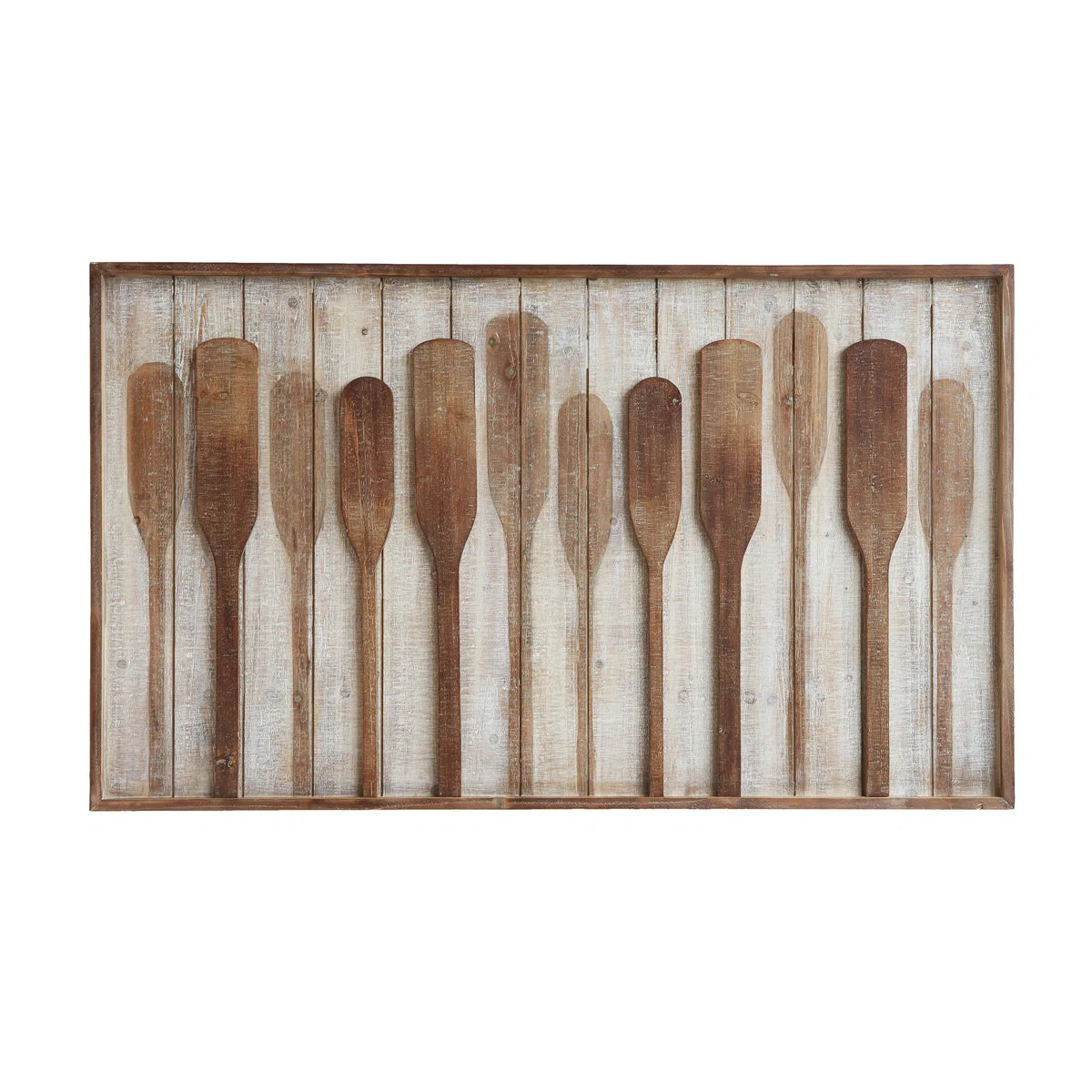 Raised Paddles Framed Wall Art 28" x 47.25"