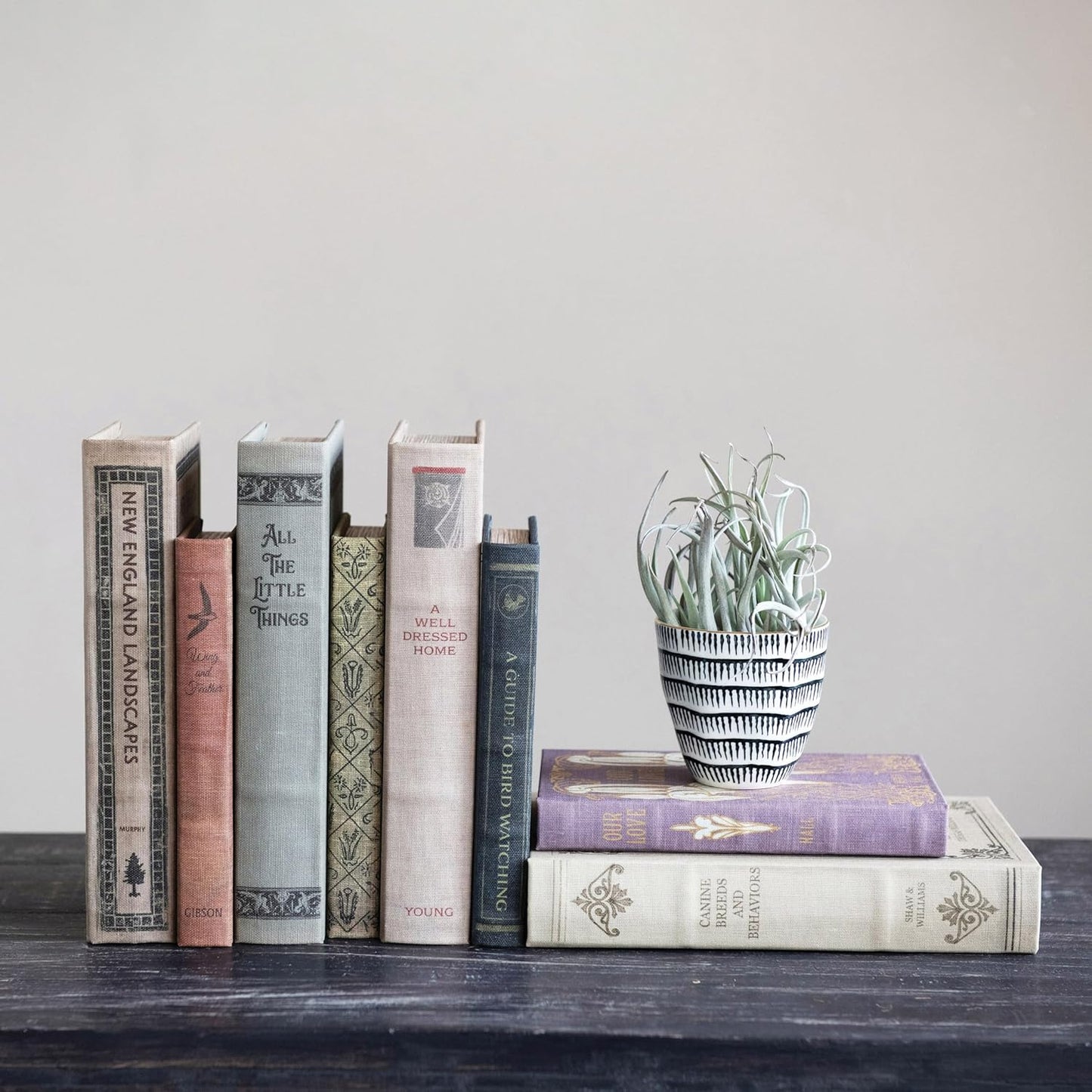 "New England Landscapes" Canvas Book Storage Boxes (2 Sizes/Styles)