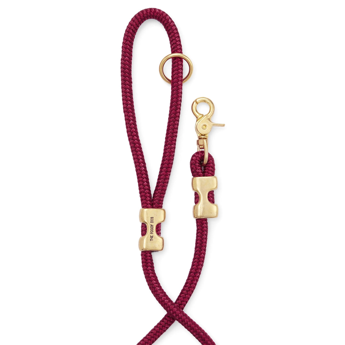 Wine Marine Rope Dog Leash by The Foggy Dog