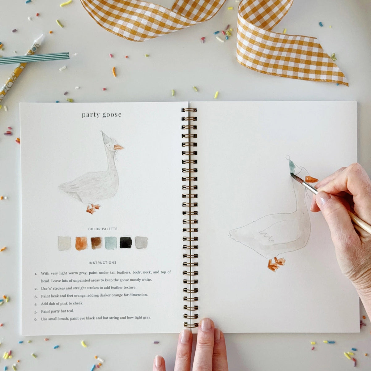 Celebrate Watercolor Workbook by Emily Lex Studio