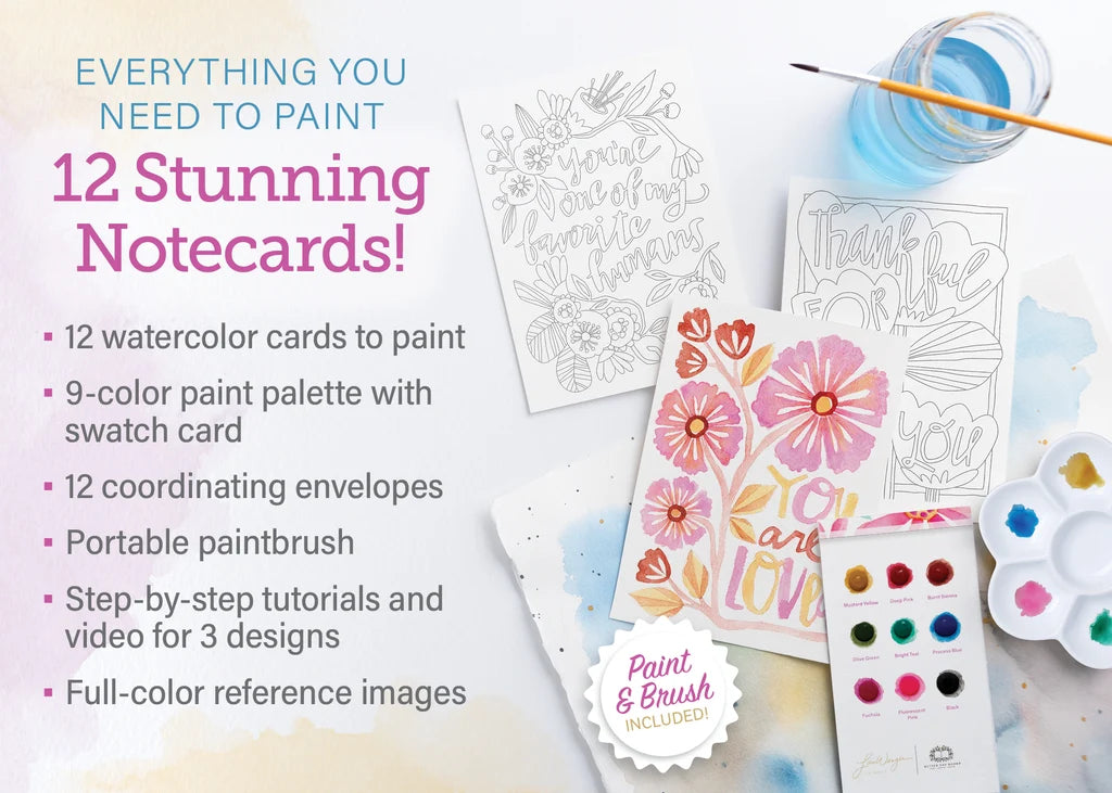 Watercolor the Easy Way: Paint-Your-Own Watercolor Cards