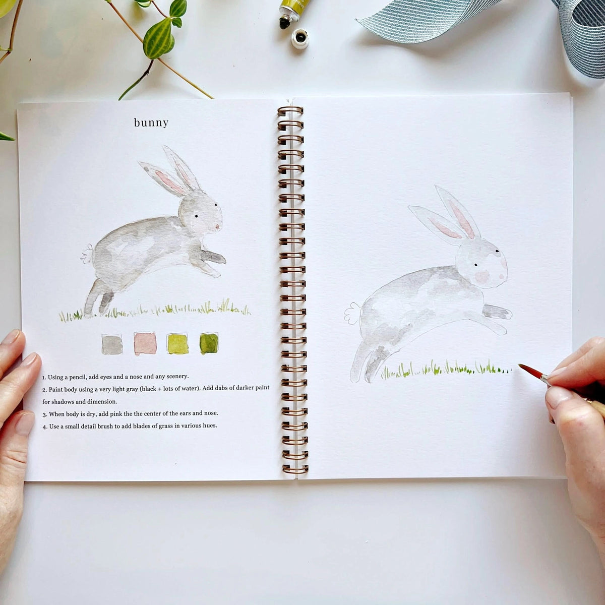 Animals Watercolor Workbook by Emily Lex Studio