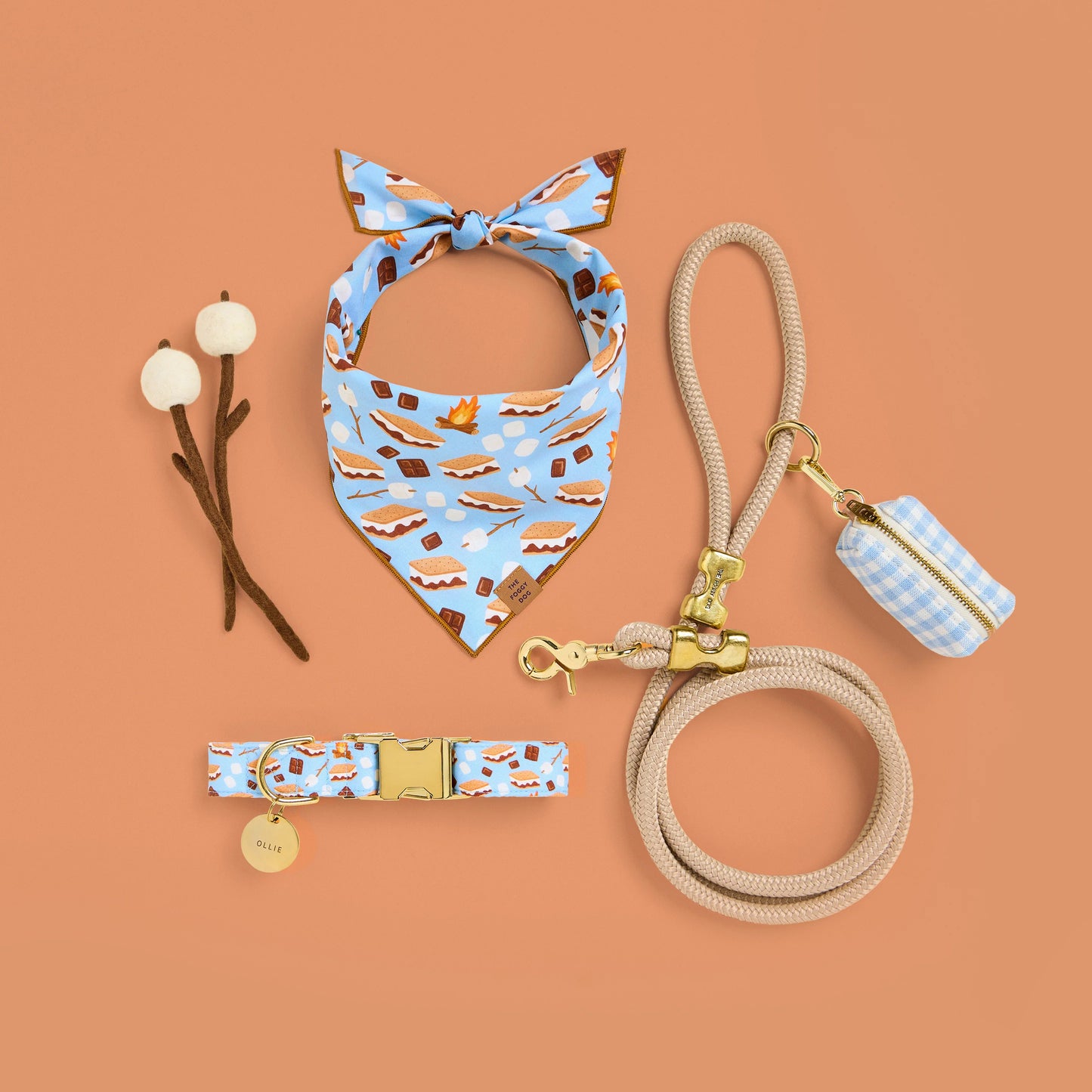 S’more to Love Dog Collar Dog Collar by The Foggy Dog