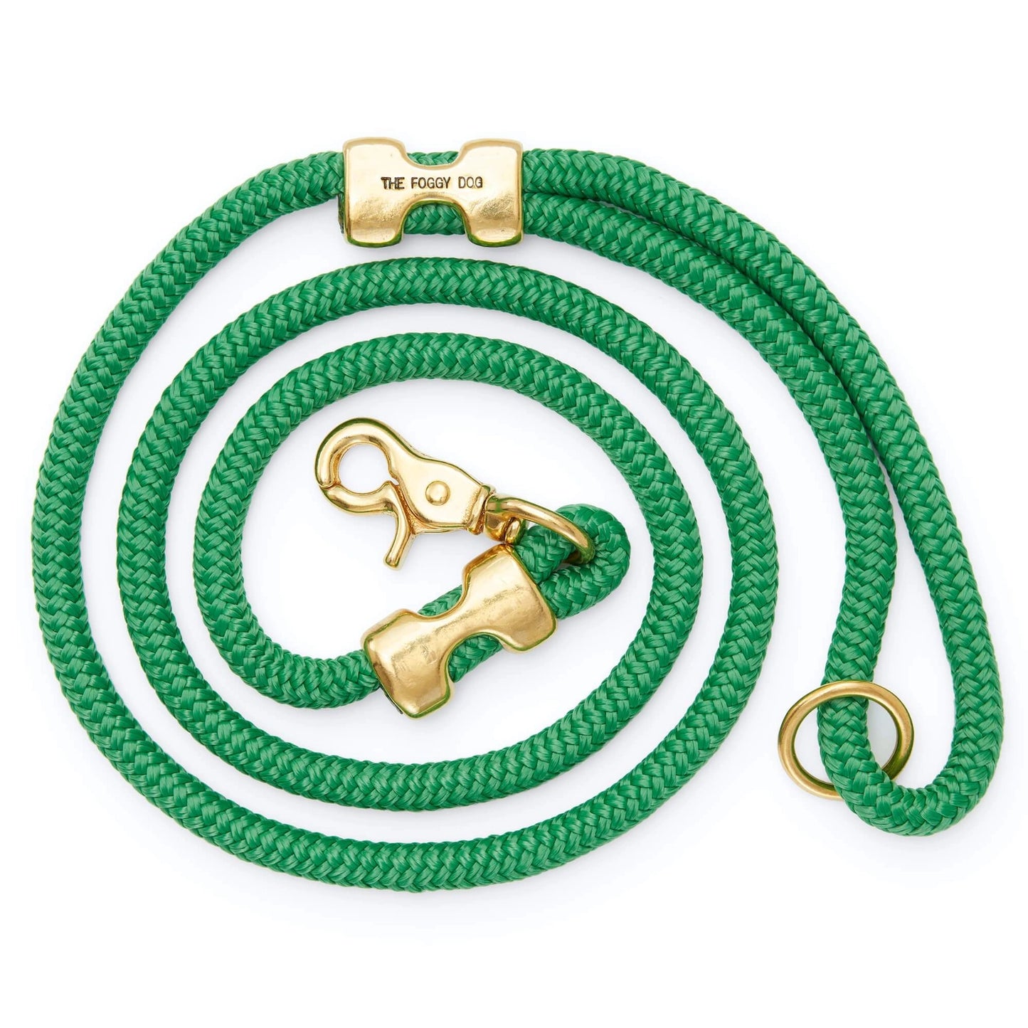 Grass Green Marine Rope Dog Leash by The Foggy Dog