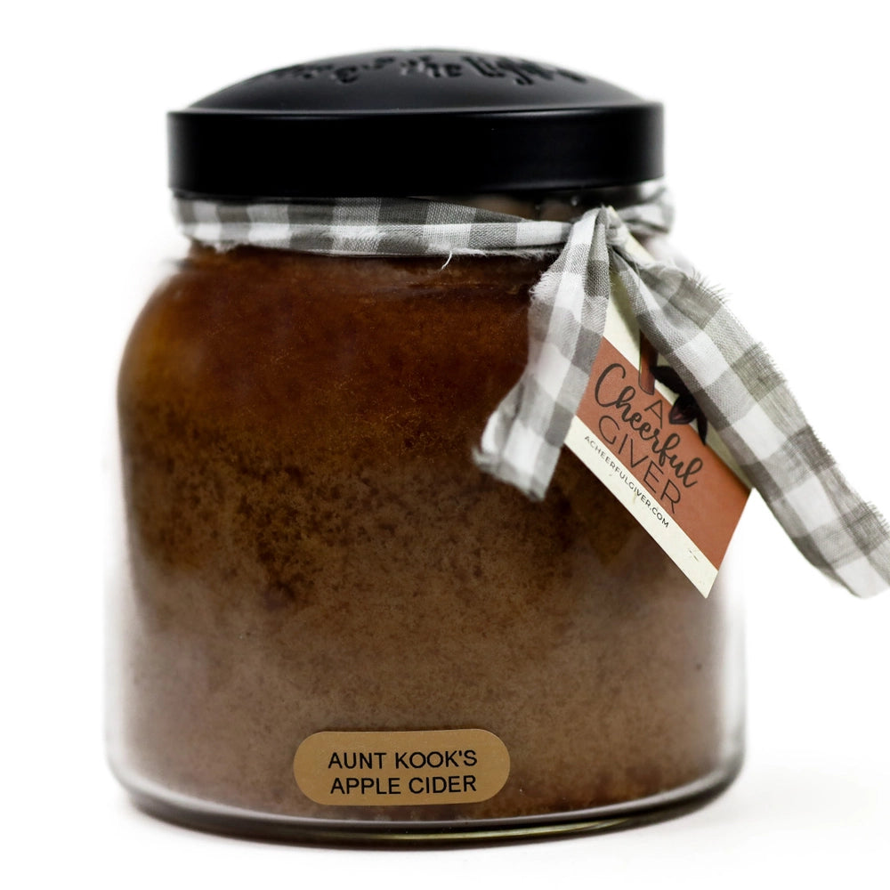 Aunt Kook's Apple Cider - 34 oz Jar Candle