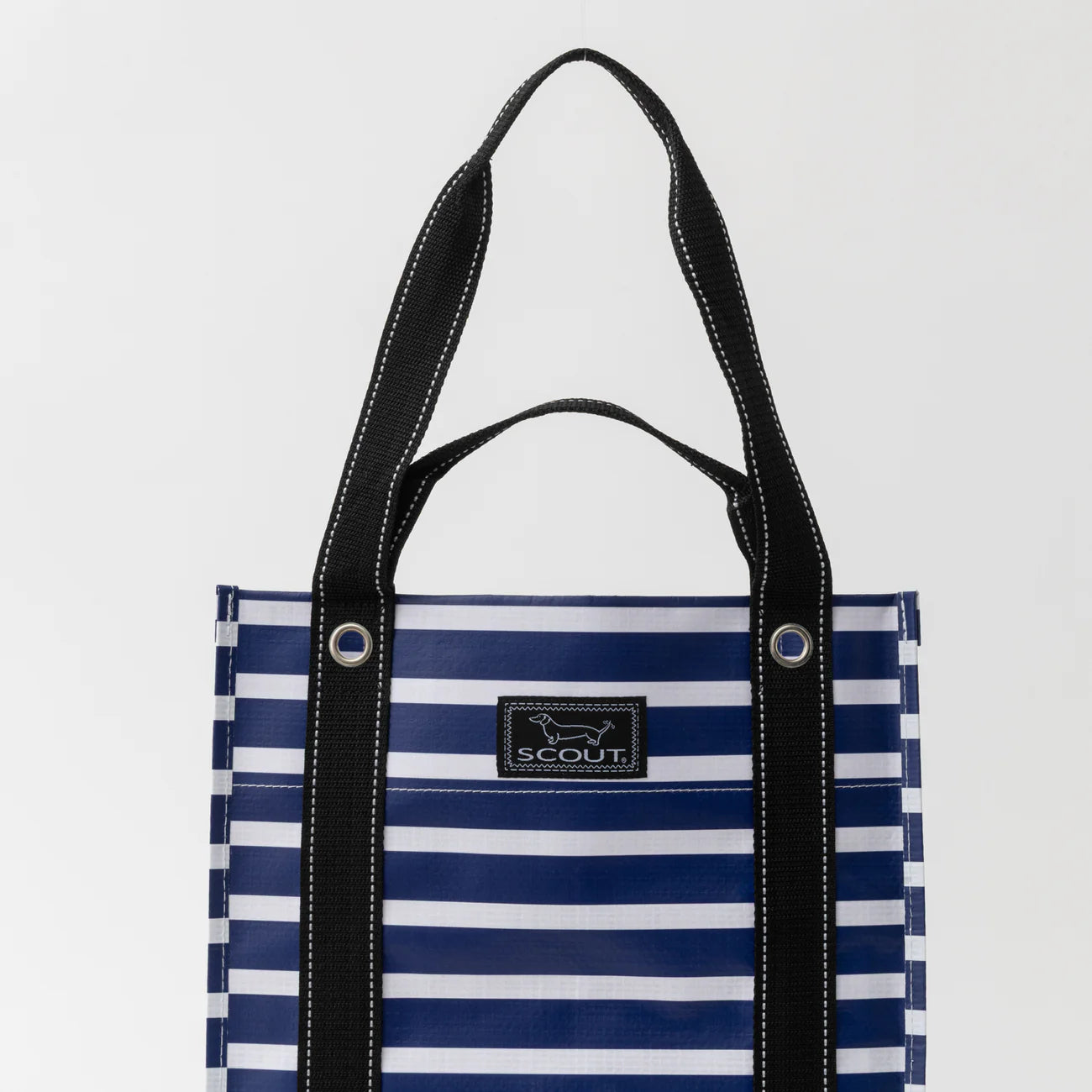 Nantucket Navy Bagette Market Tote (Medium)